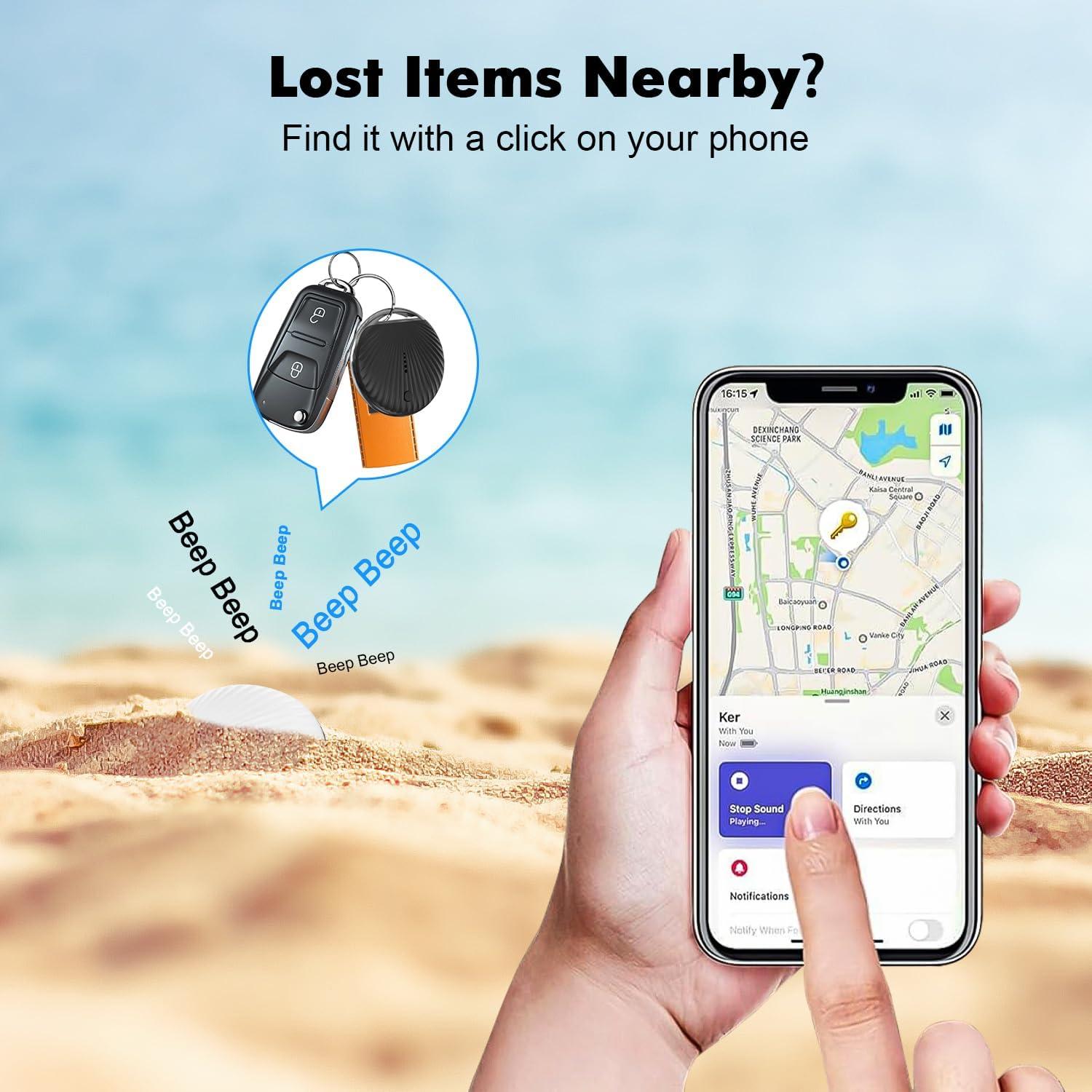 Localizador Bluetooth Rechale Air Tracker 3PCS Negro