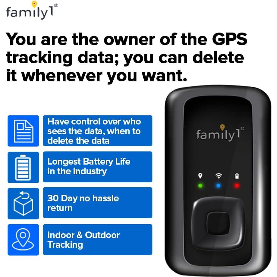 Rastreador GPS 4G Family1st - Compacto y Portátil