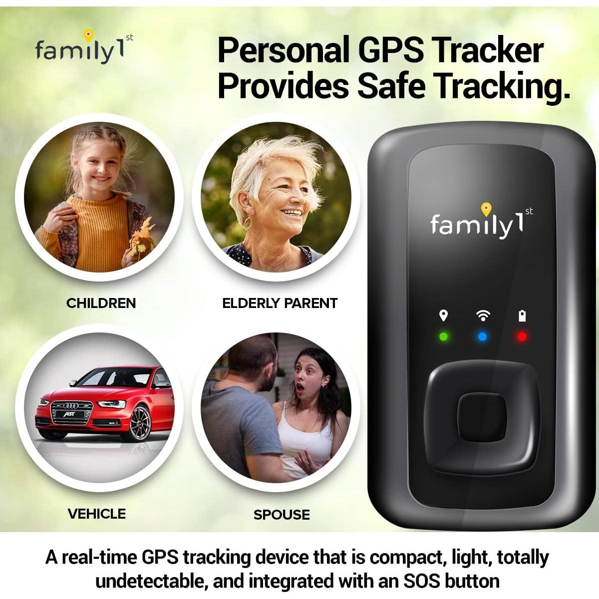 Rastreador GPS 4G Family1st - Compacto y Portátil