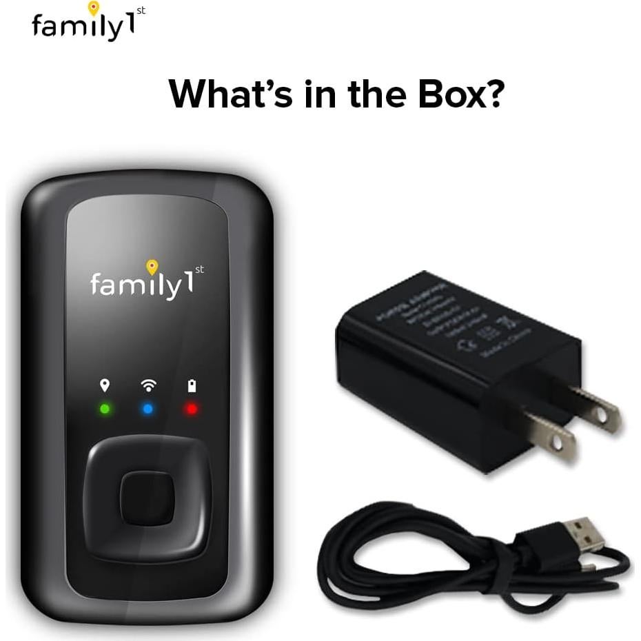 Rastreador GPS 4G Family1st - Compacto y Portátil