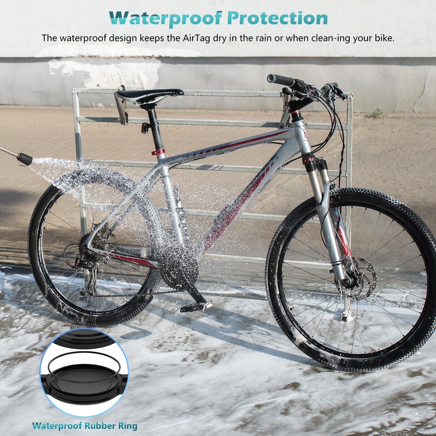 Soporte de Bicicleta Imluckies para Airtag Impermeable