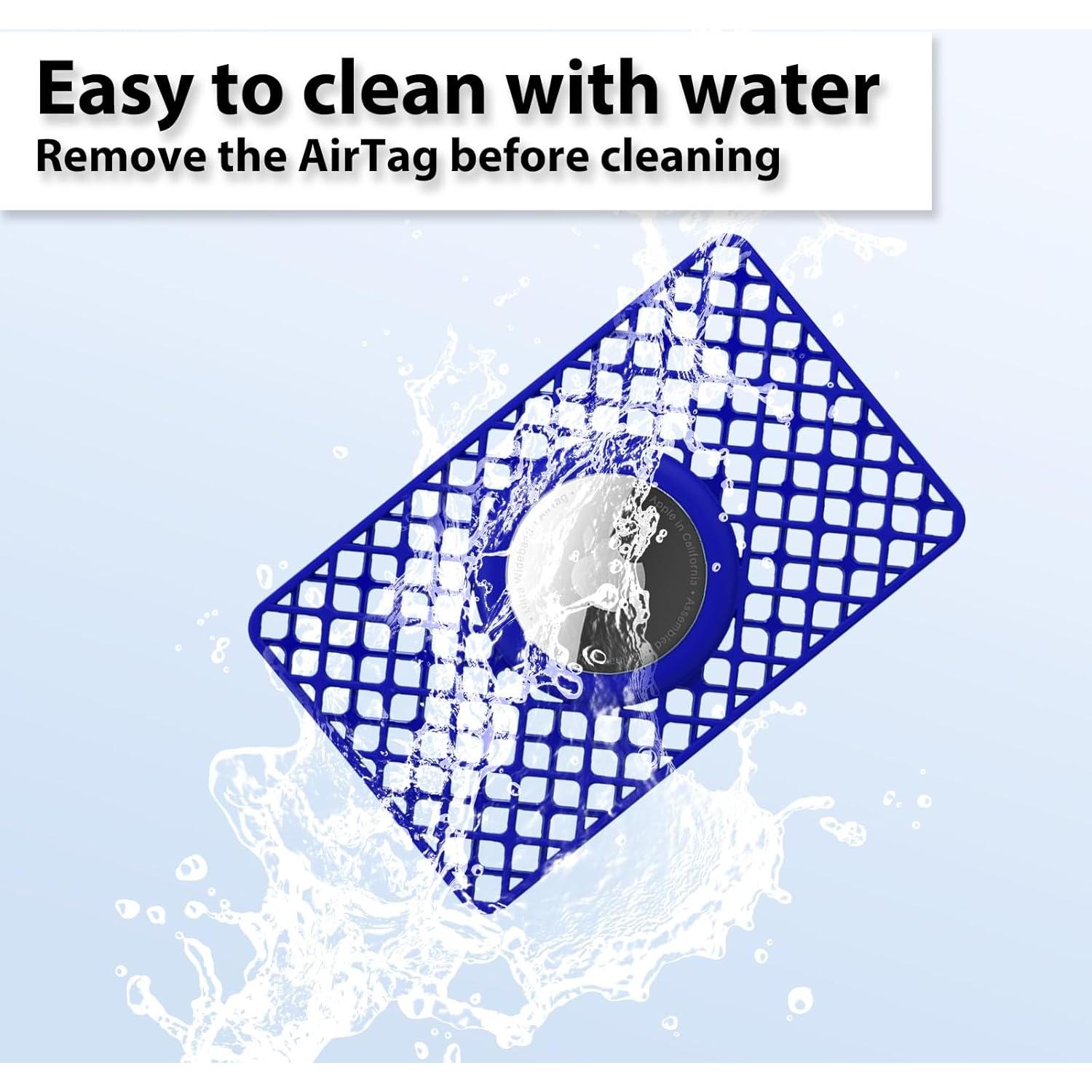 Soporte de Cartera WALNEW para AirTag 4 Pack Ultra Delgado