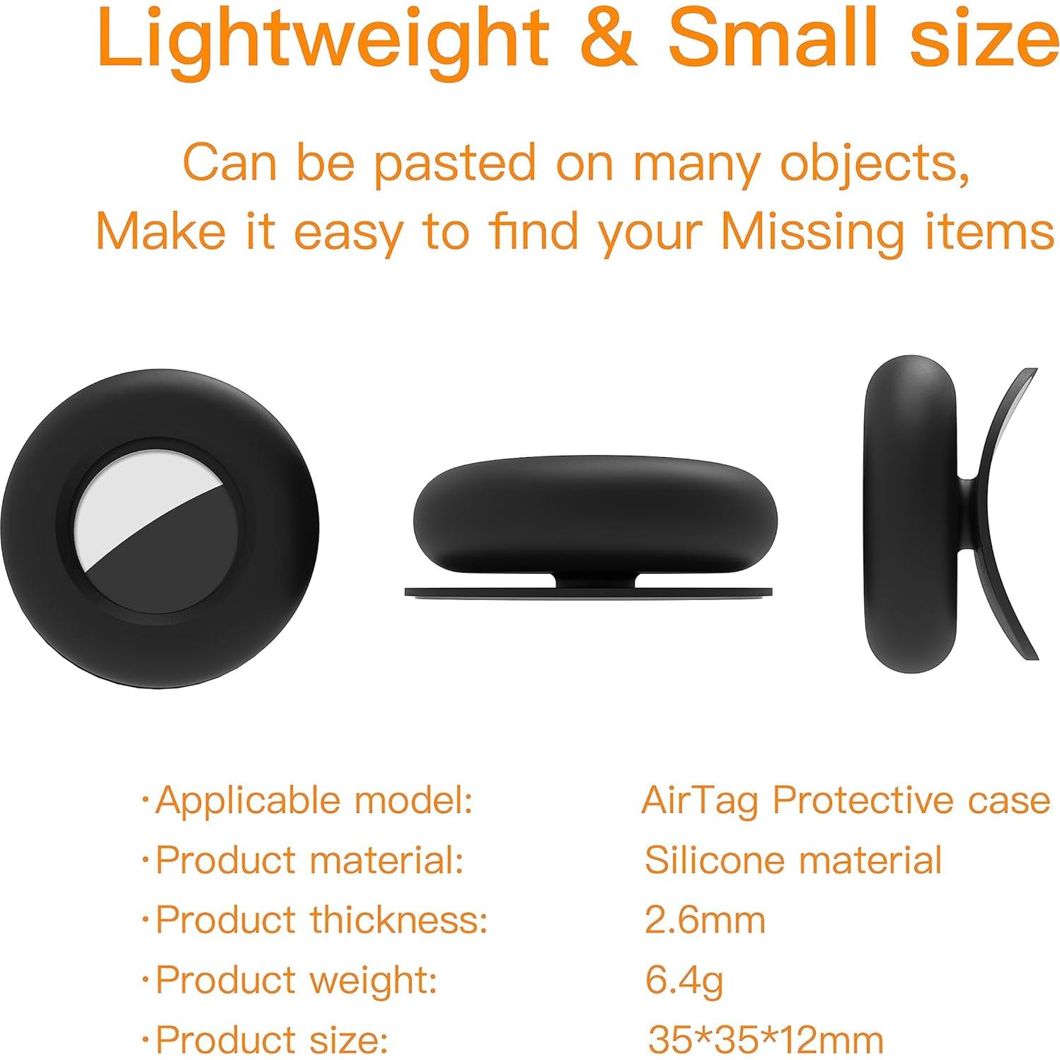 Soporte Adhesivo para Airtag VEIRRW - Paquete de 4 Silicona