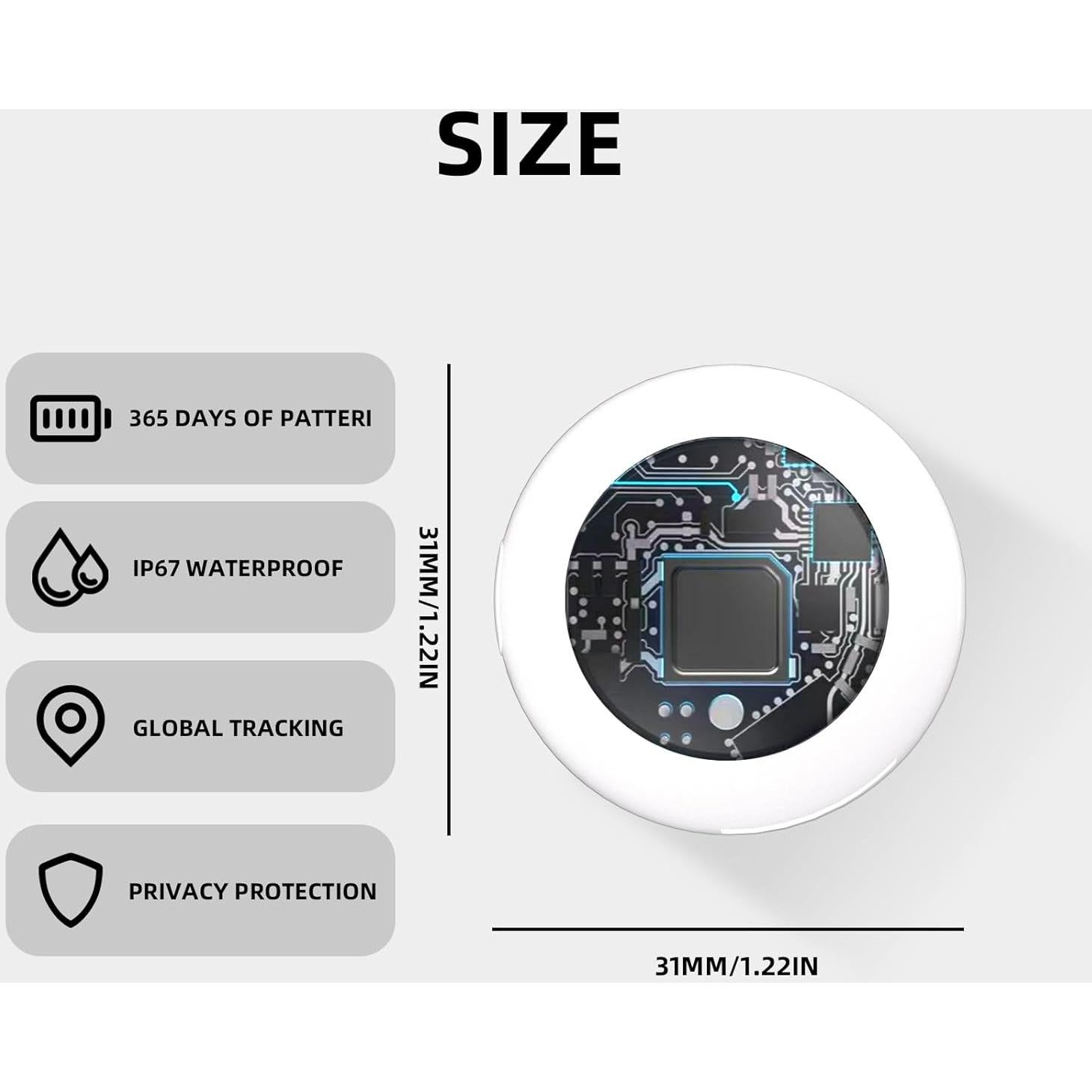Localizador Bluetooth GAGAAL TX02 para Llaves y Equipaje