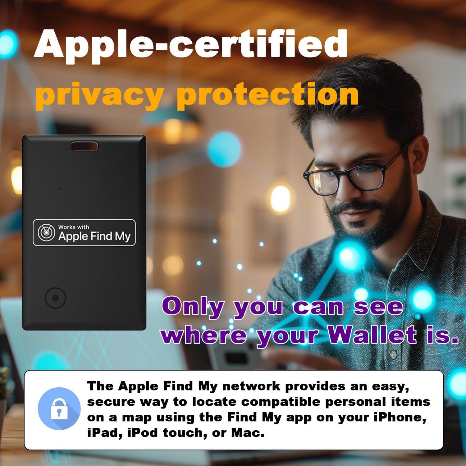 Tarjeta Rastreadora de Cartera XJQX - GPS, Diseño Delgado, Alerta Anti-Pérdida