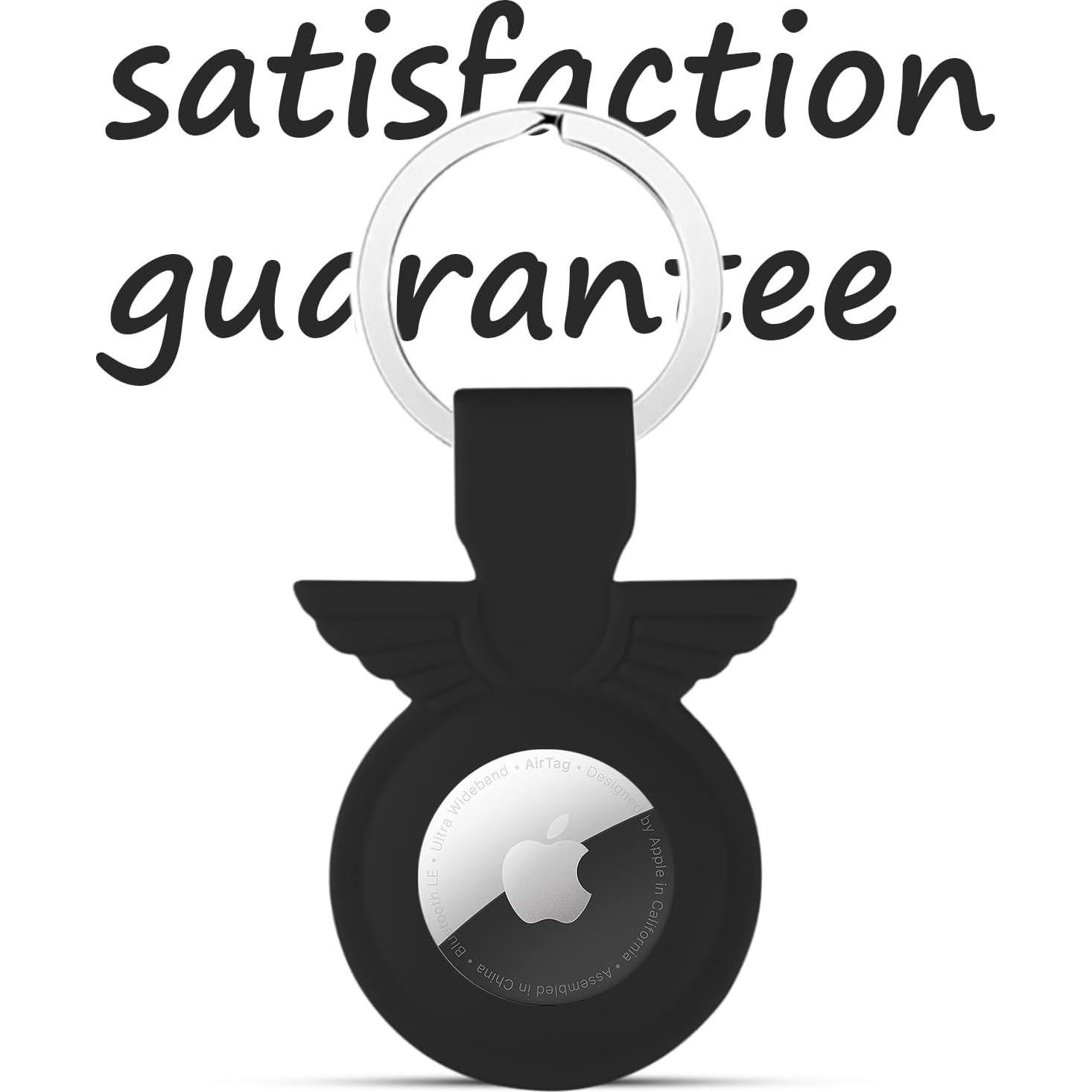 Funda Silicona GAGAAL para Apple AirTag 2 Pack Color Negro y Blanco