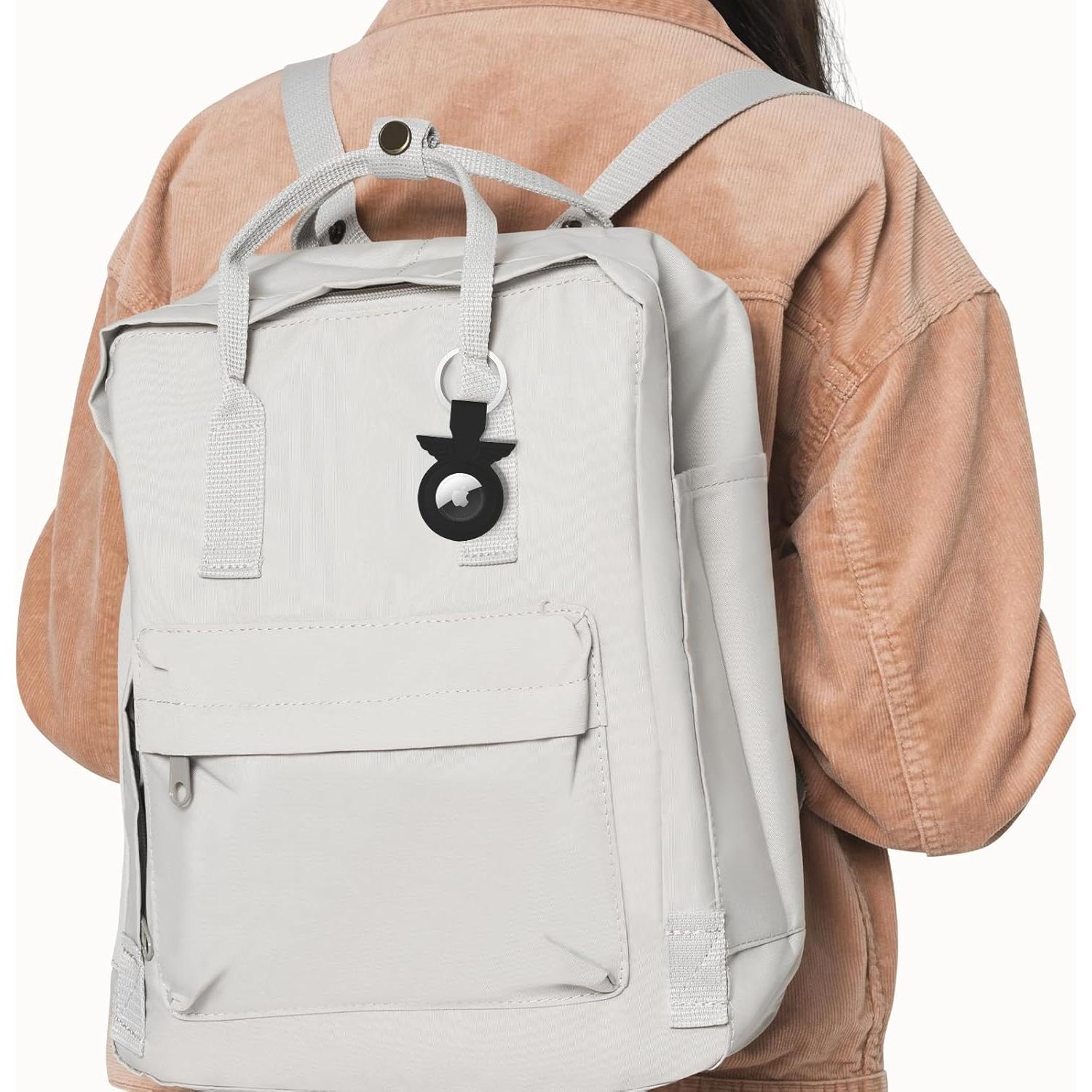 Funda Silicona GAGAAL para Apple AirTag 2 Pack Color Negro y Blanco