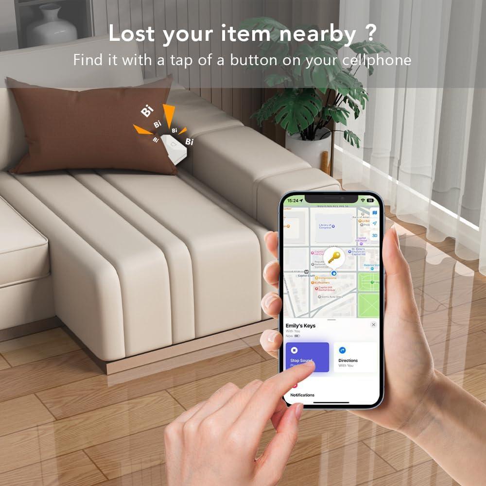 Localizador Bluetooth JianHan JH-Finder-B02 Blanco - Apple Find My
