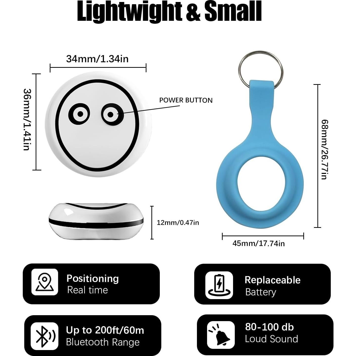 Rastreador Bluetooth Niuvith para iOS - Localizador de Artículos