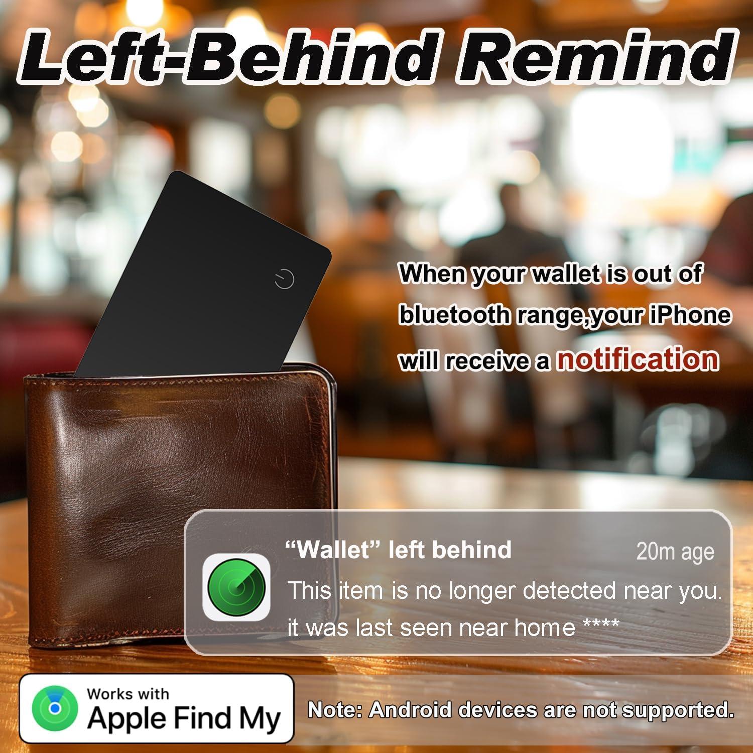 Tarjeta Rastreadora de Cartera YAOSTE Ultra Delgado Bluetooth