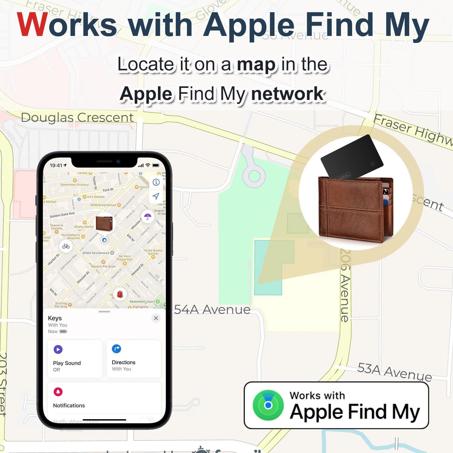 Tarjeta Rastreadora de Cartera YAOSTE Ultra Delgado Bluetooth