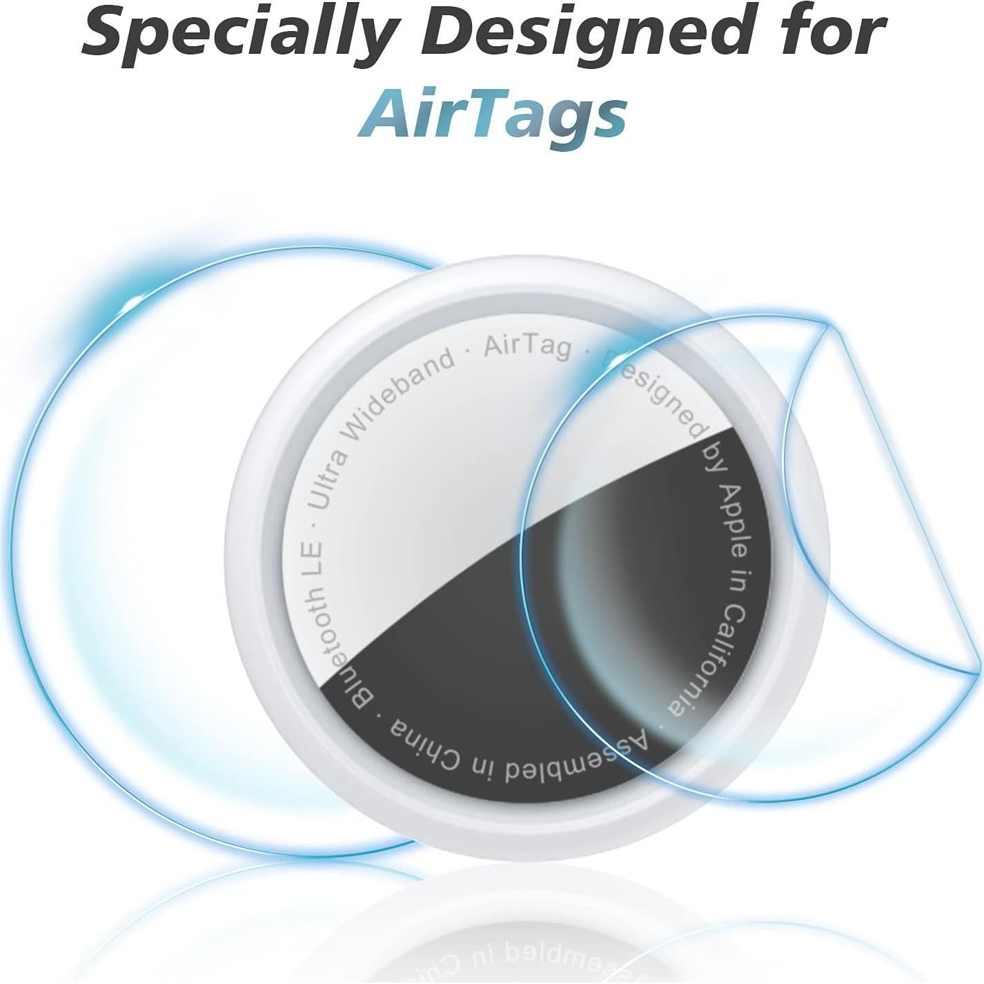 Protector de Pantalla CloudValley para AirTag 4 Pcs TPU