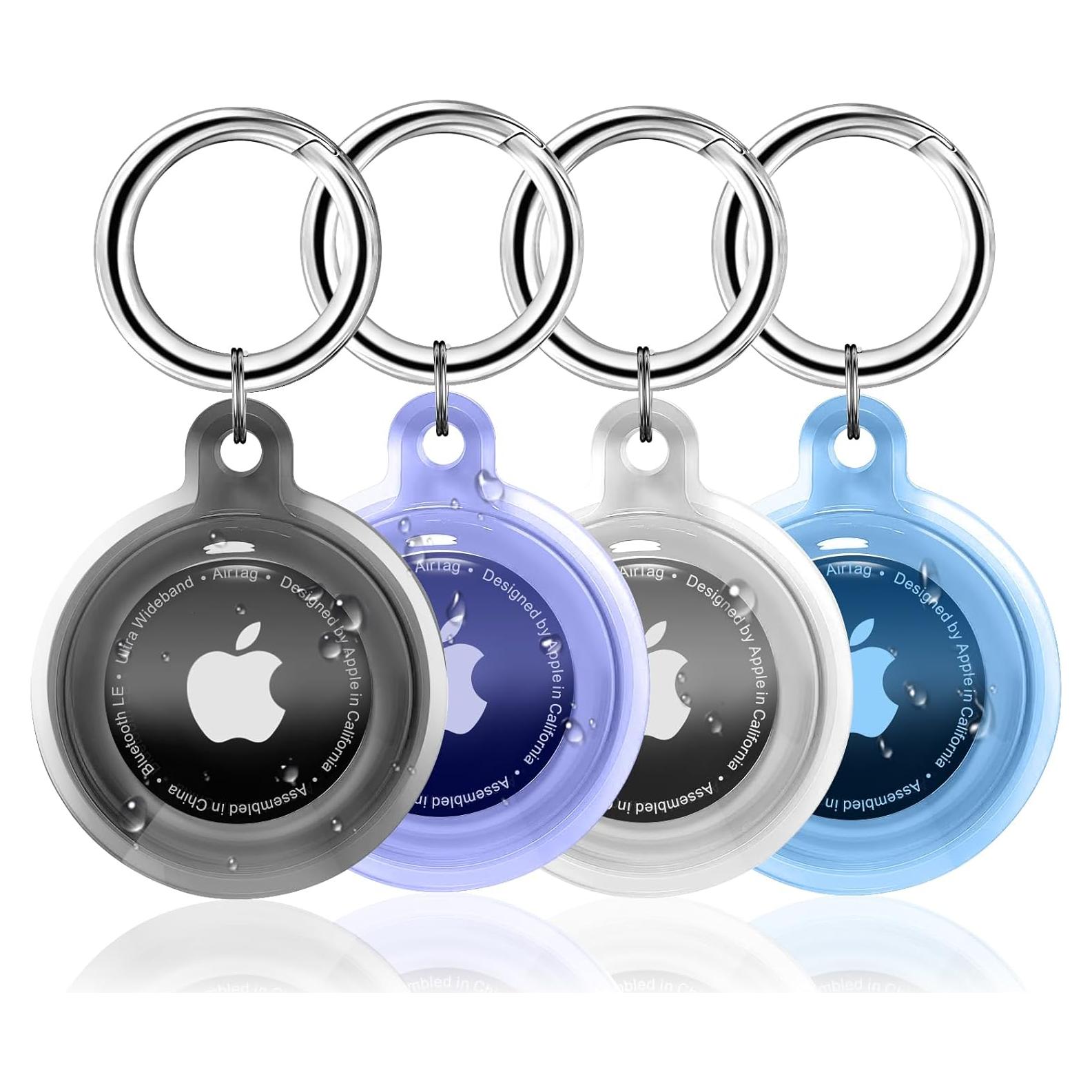 Llaveros Impermeables QYQa - Paquete de 4 Soportes TPU