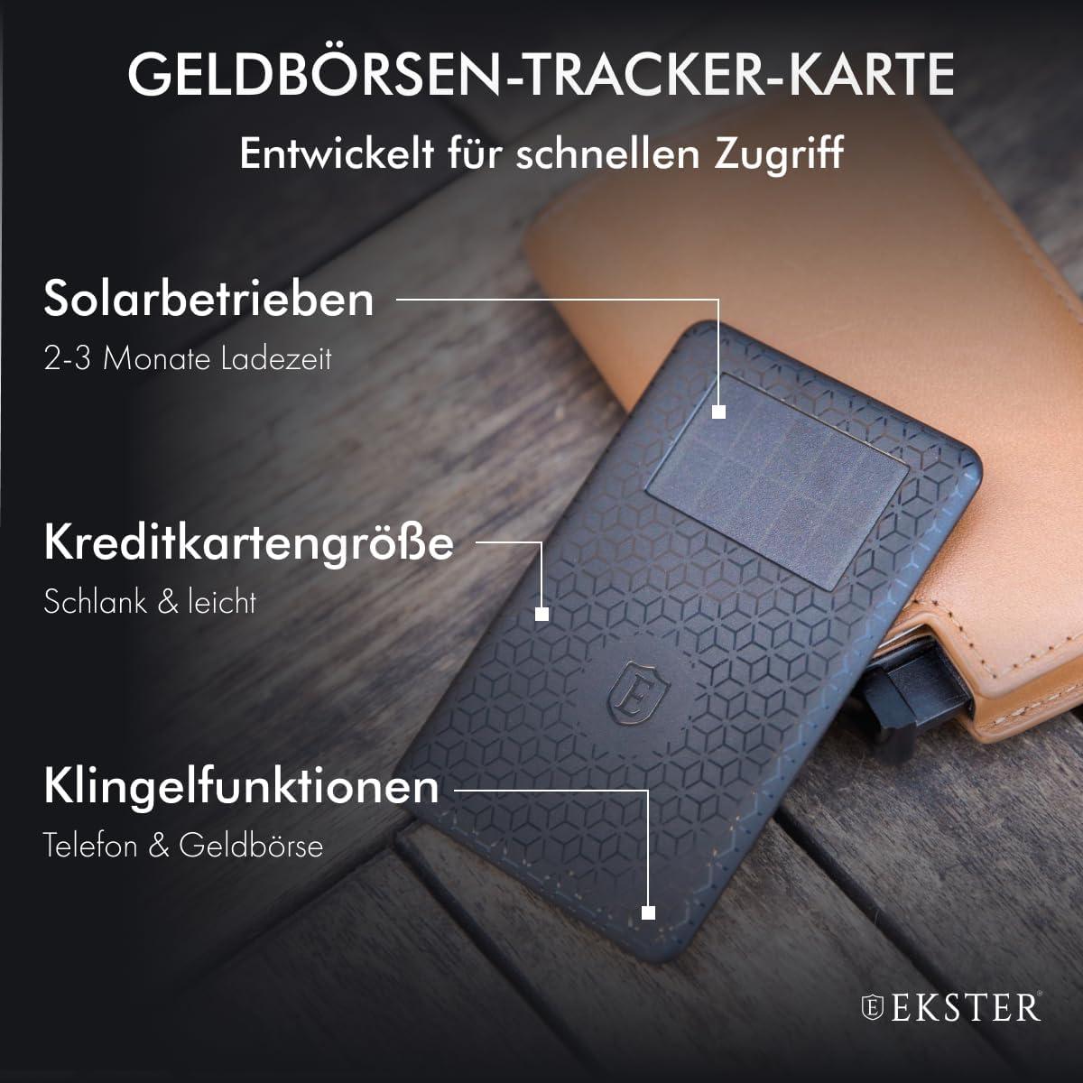 Tarjeta Rastreadora de Cartera Ekster E-TC | Bluetooth Solar