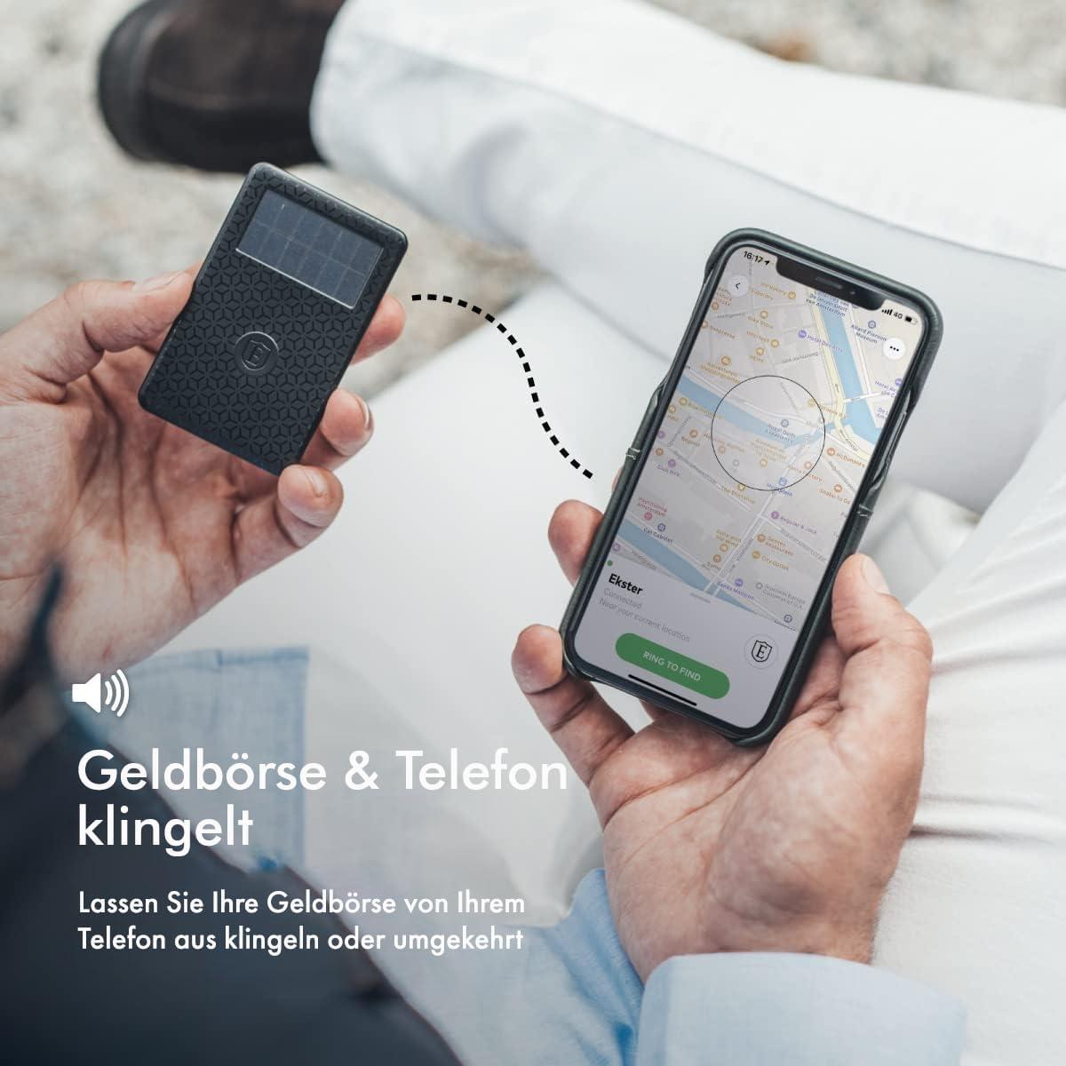 Tarjeta Rastreadora de Cartera Ekster E-TC | Bluetooth Solar