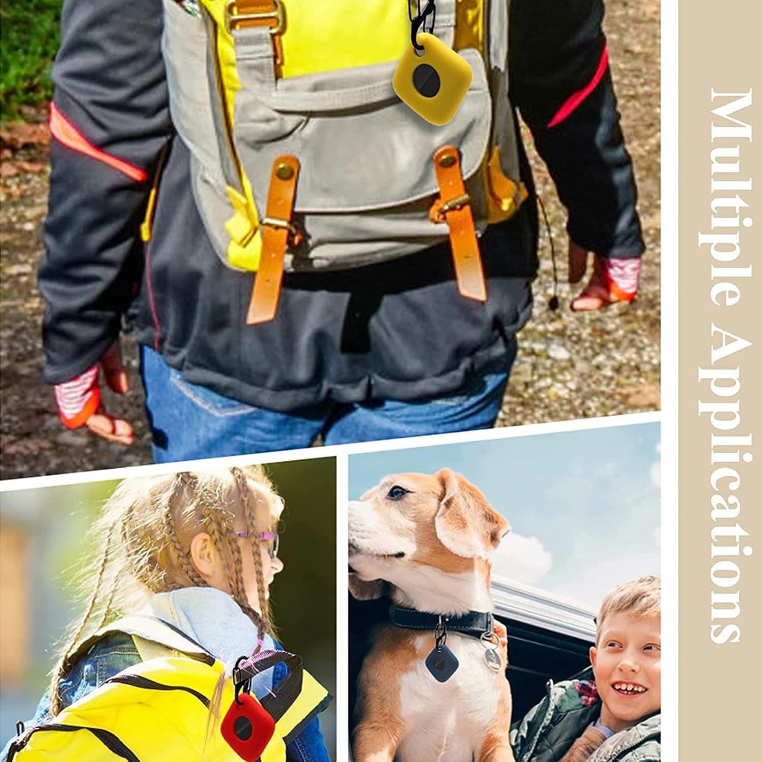 Funda de Silicona para Tile Mate Tracker 2024/2022 - 4PCS Negro