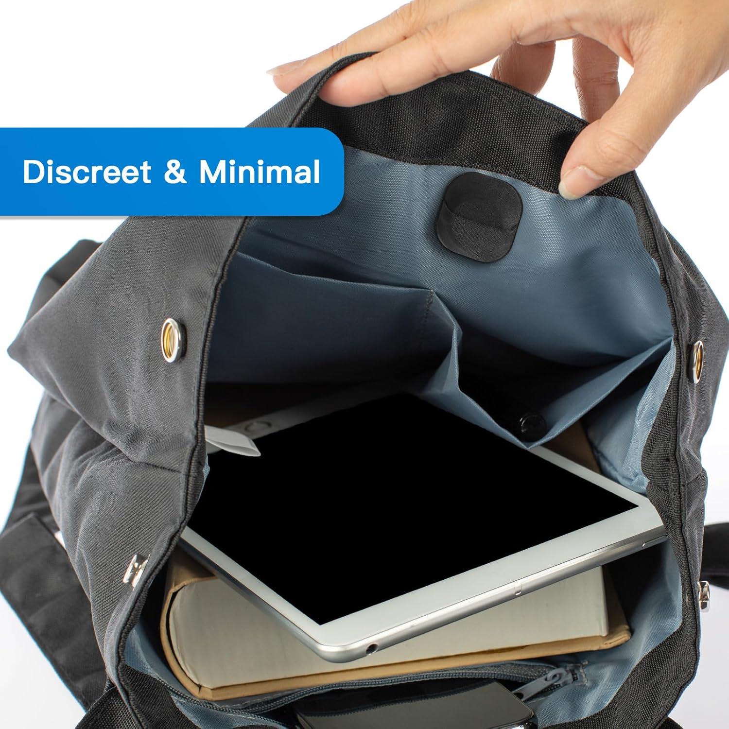 Soporte para AirTag CaSZLUTION - 4 Paquetes Adhesivos Negros