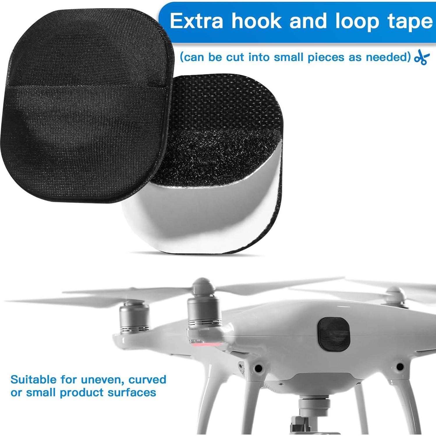 Soporte para AirTag CaSZLUTION - 4 Paquetes Adhesivos Negros