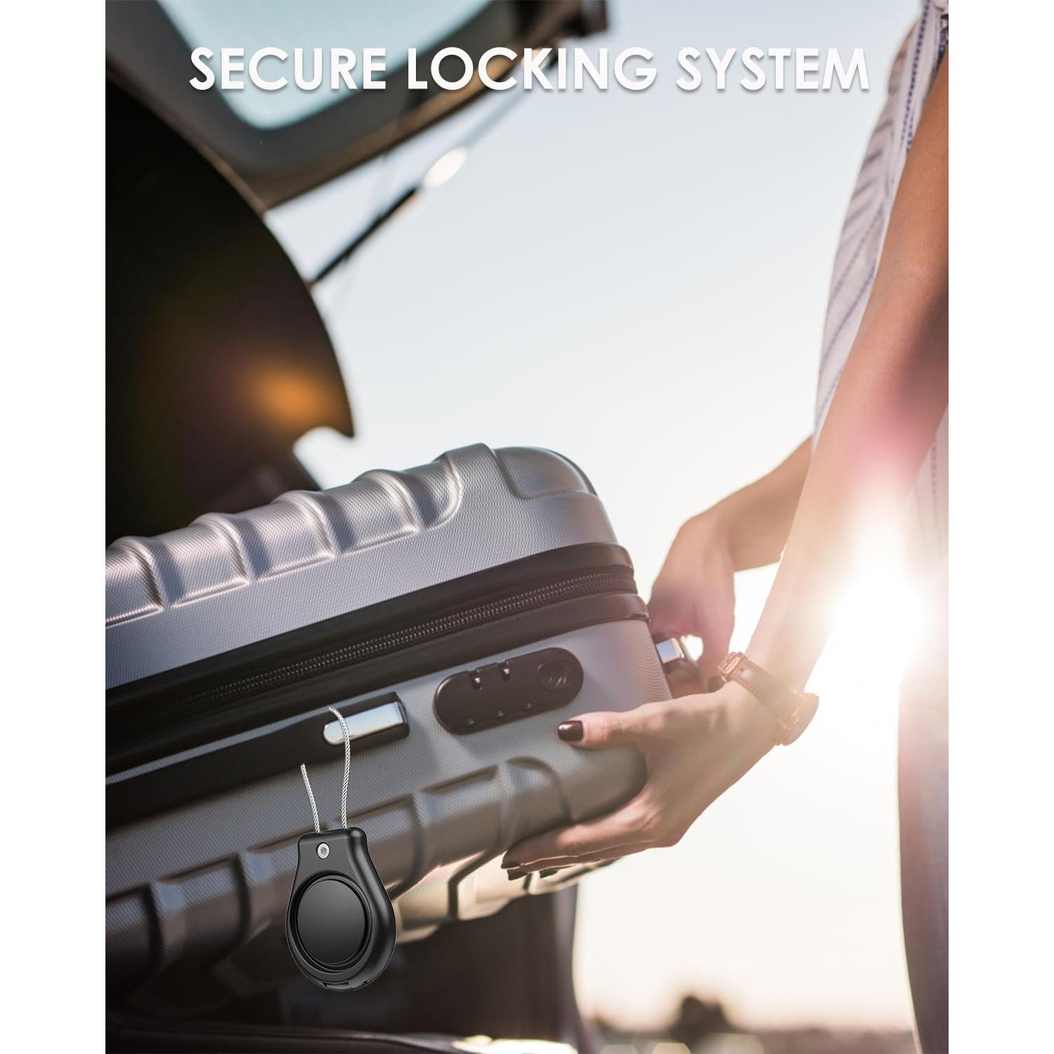 Soporte Impermeable para Airtag PALAMEDE Negro 4 Unidades