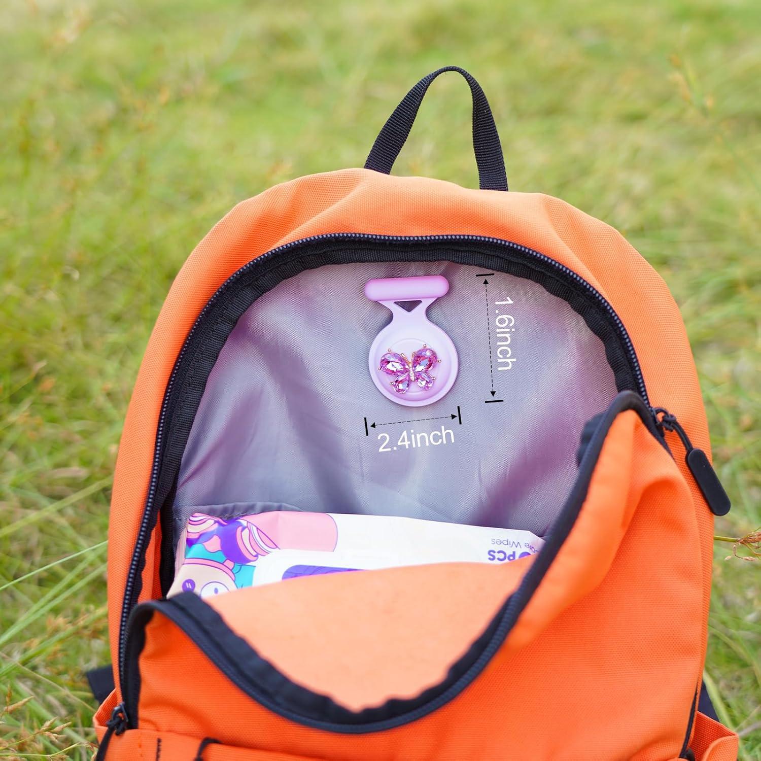 Paquete de 2 Sujetadores Impermeables XEEWEN Mariposa Rosa