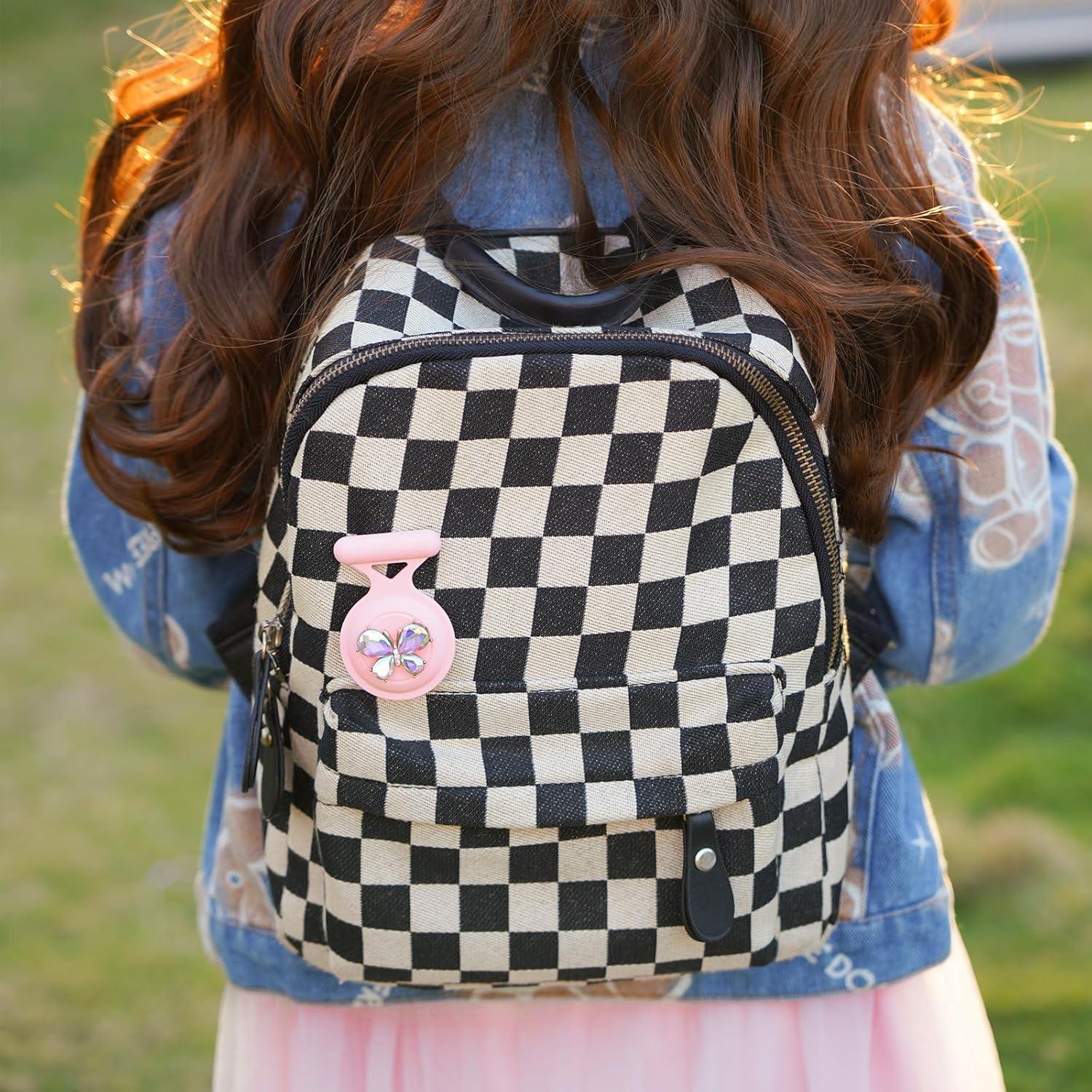 Paquete de 2 Sujetadores Impermeables XEEWEN Mariposa Rosa