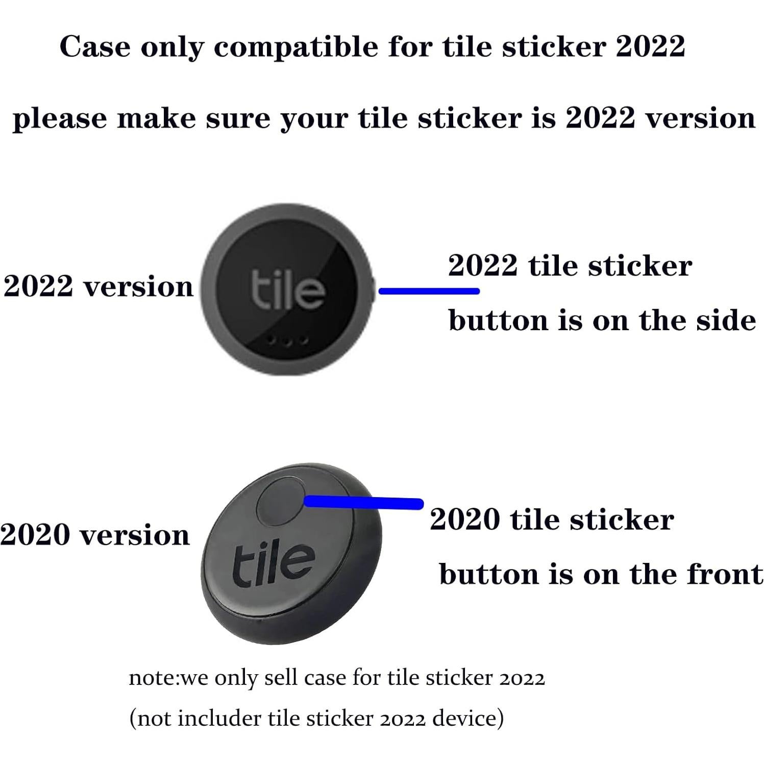 Funda Protectora para Tile Sticker 2022 2-Pack Negro/Rojo