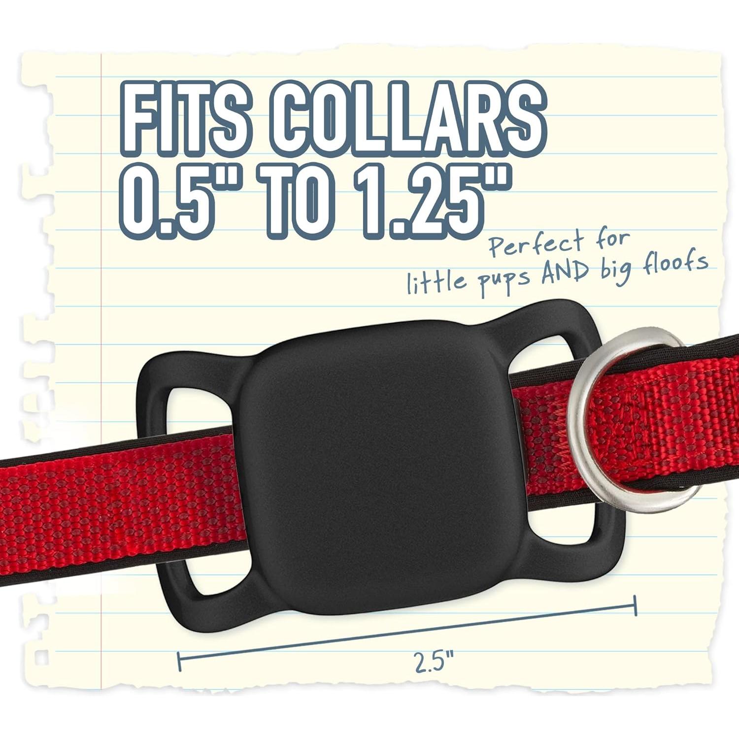 Soporte de Collar para Perros Smartish AirTag - Paquete de 2