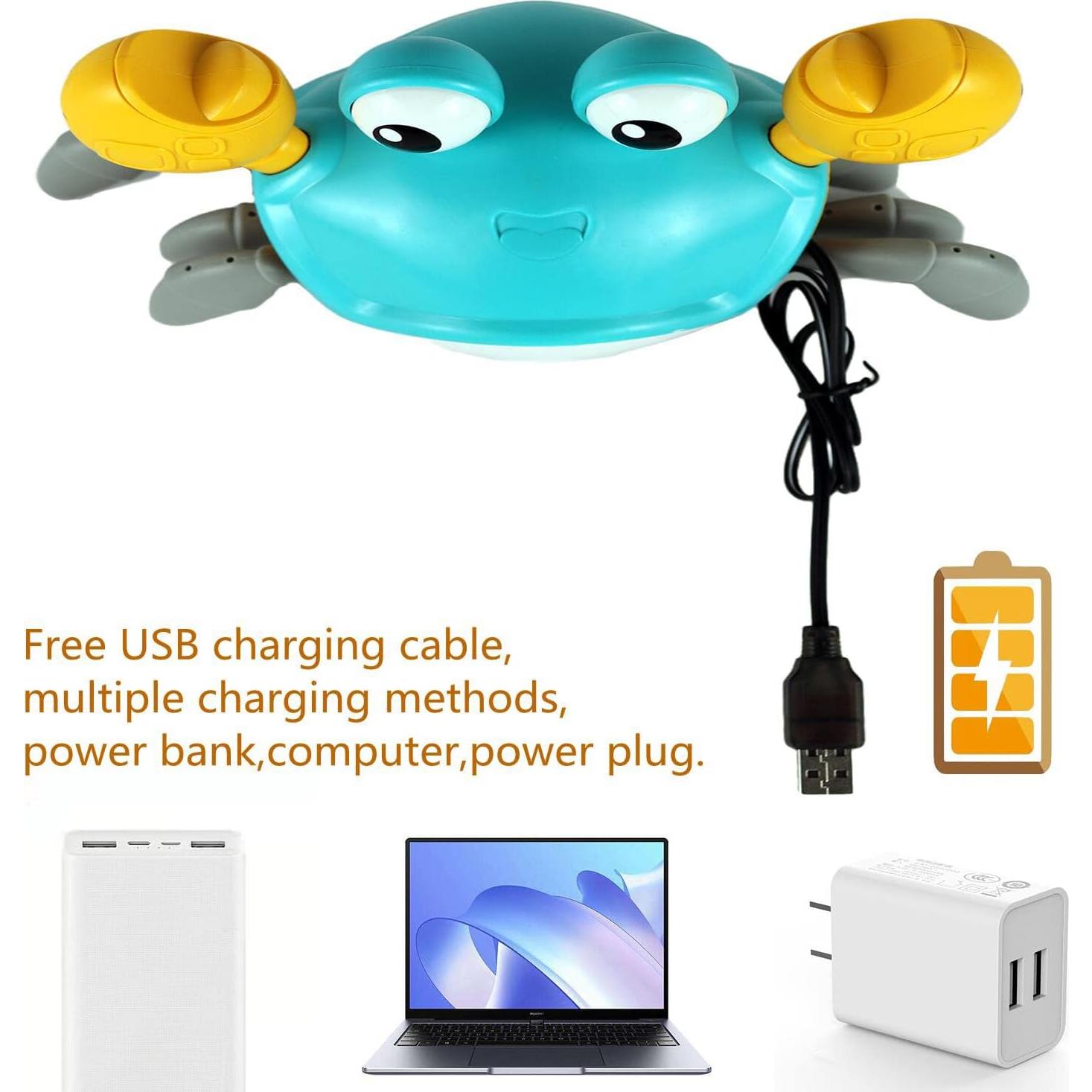 Juguete Cangrejo Gateador FEELGUY Verde 20x10x12.7cm