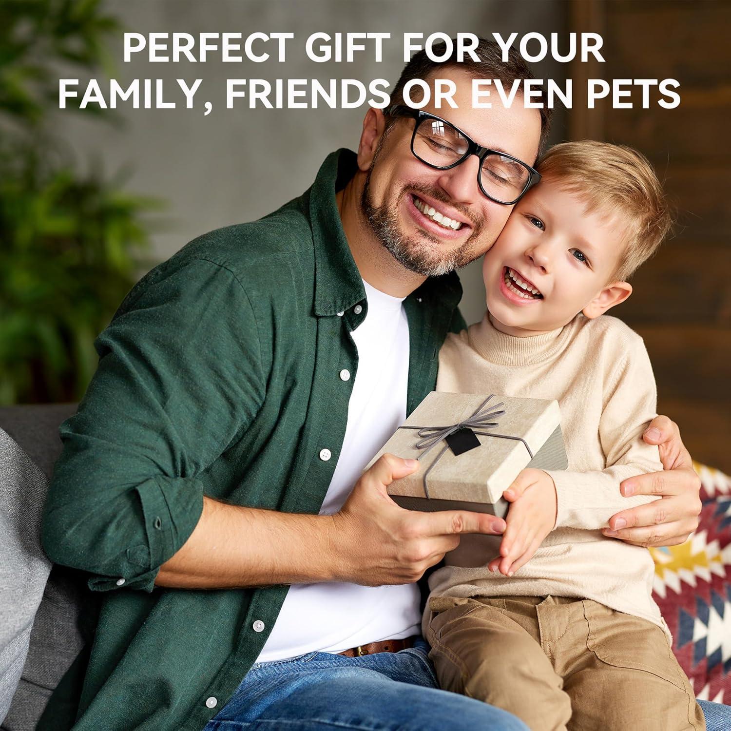 Funda Impermeable DDJ para AirTag - 2 Paquetes, Negro