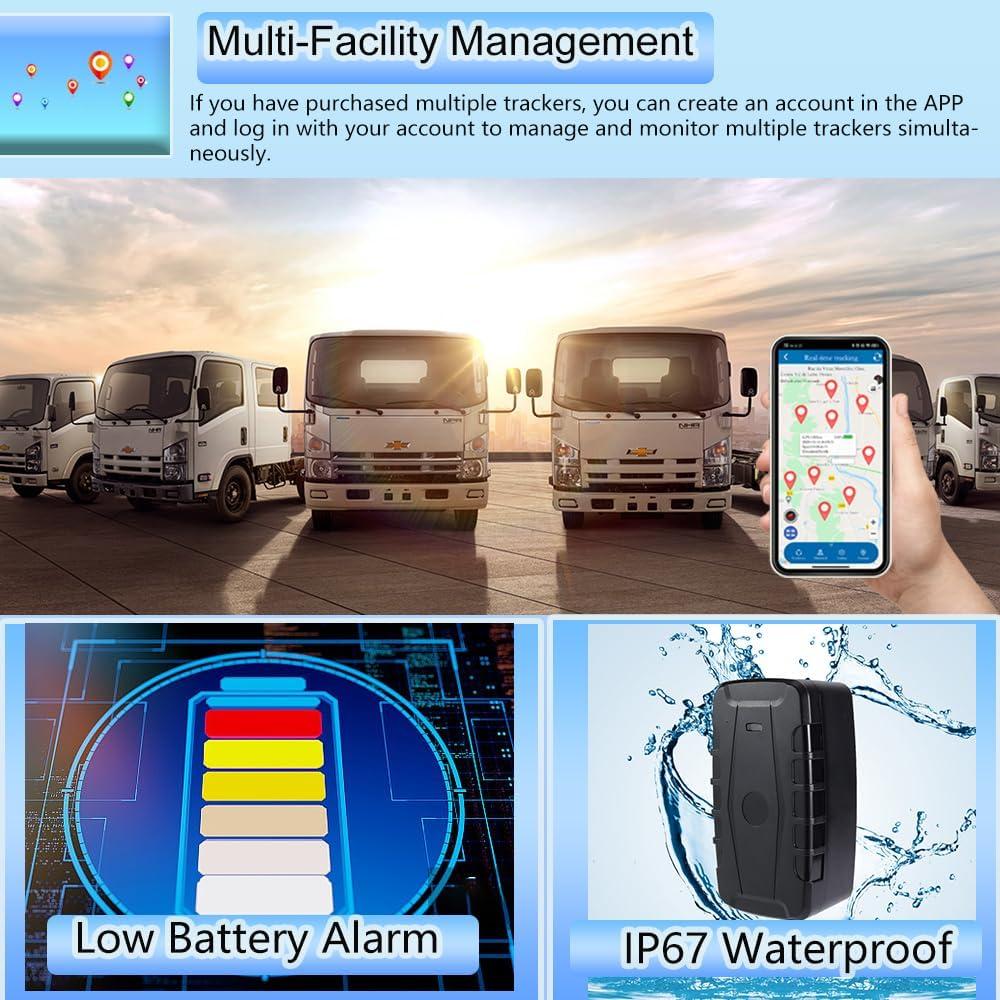 Rastreador GPS TKMARS TK918 4G 20000mAh Magnético Impermeable