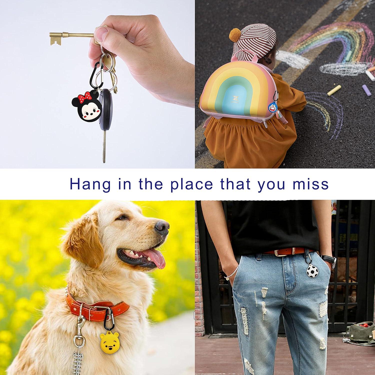 Funda de Silicona Suave ZOEAST para AirTag 2Pack Jack