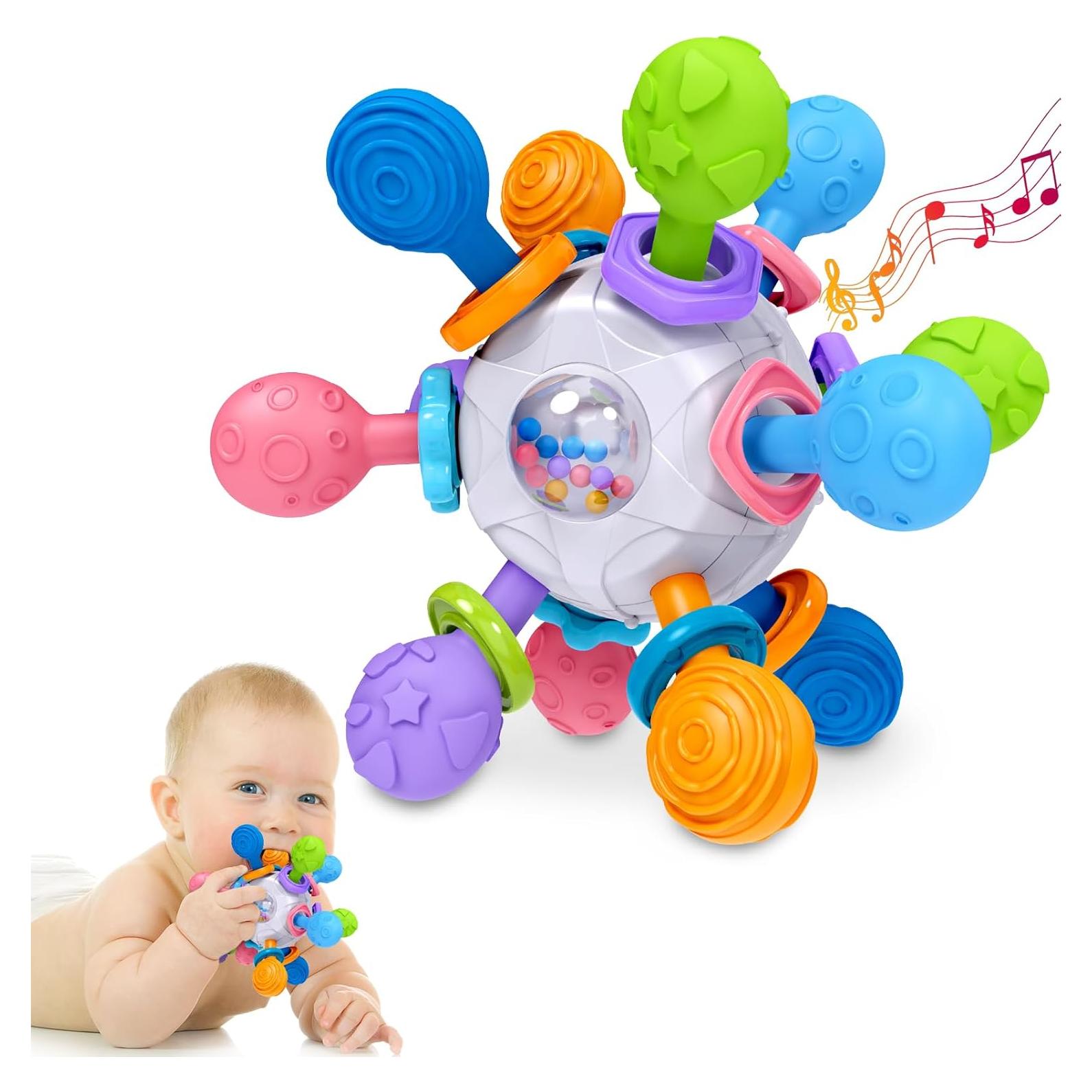 Juguete de Dentición Montessori Tonberless para Bebés 0-12 Meses