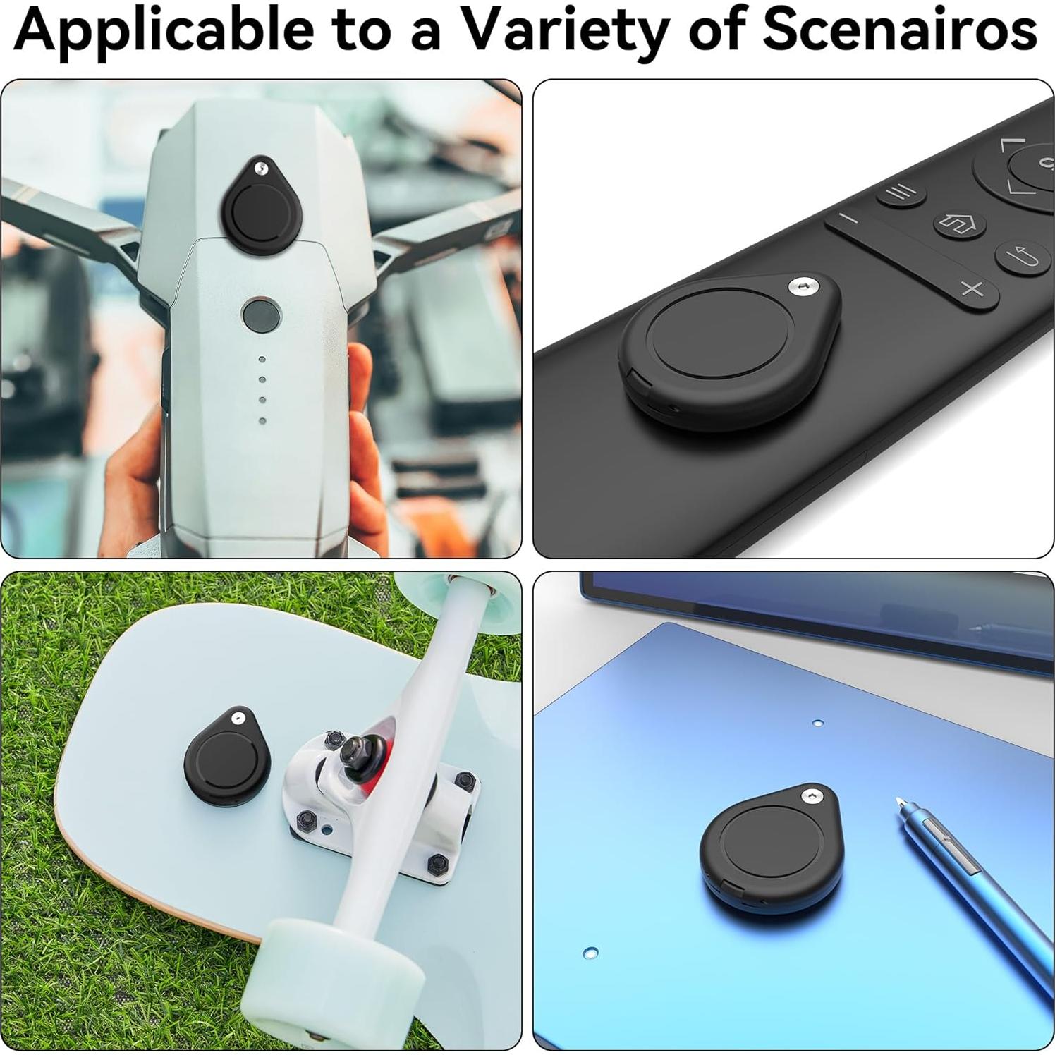 Paquete de 2 Soportes Impermeables IPX8 SkyArmor para AirTag