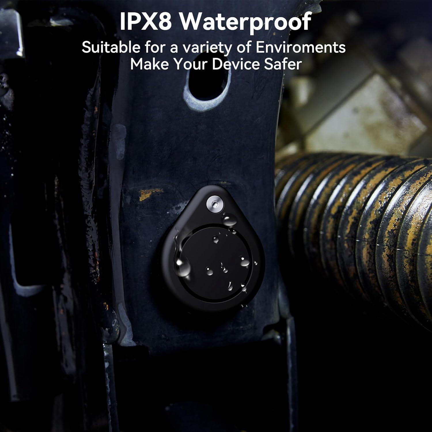 Paquete de 2 Soportes Impermeables IPX8 SkyArmor para AirTag