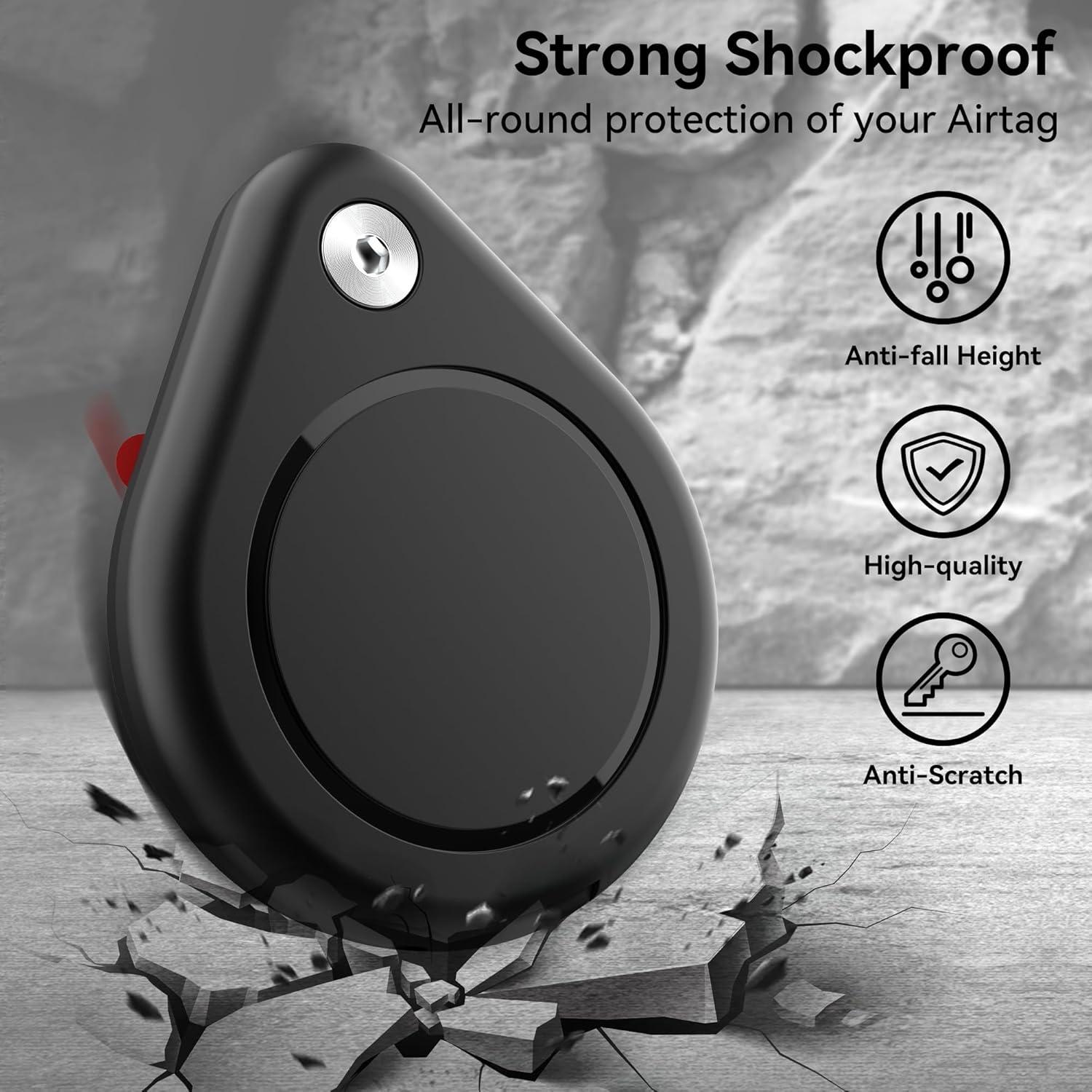 Paquete de 2 Soportes Impermeables IPX8 SkyArmor para AirTag