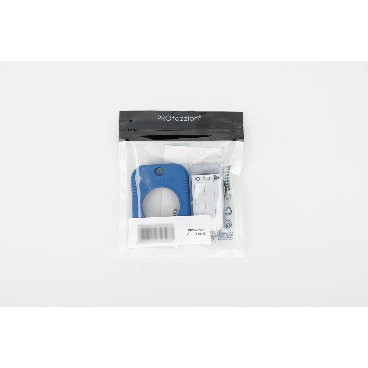 Soporte Seguro para AirTag PROfezzion Negro y Azul - 5 Piezas