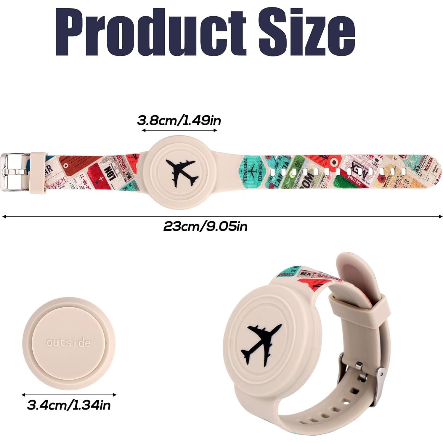 Pulsera Ajustable de Silicona Impermeable para Apple Airtag