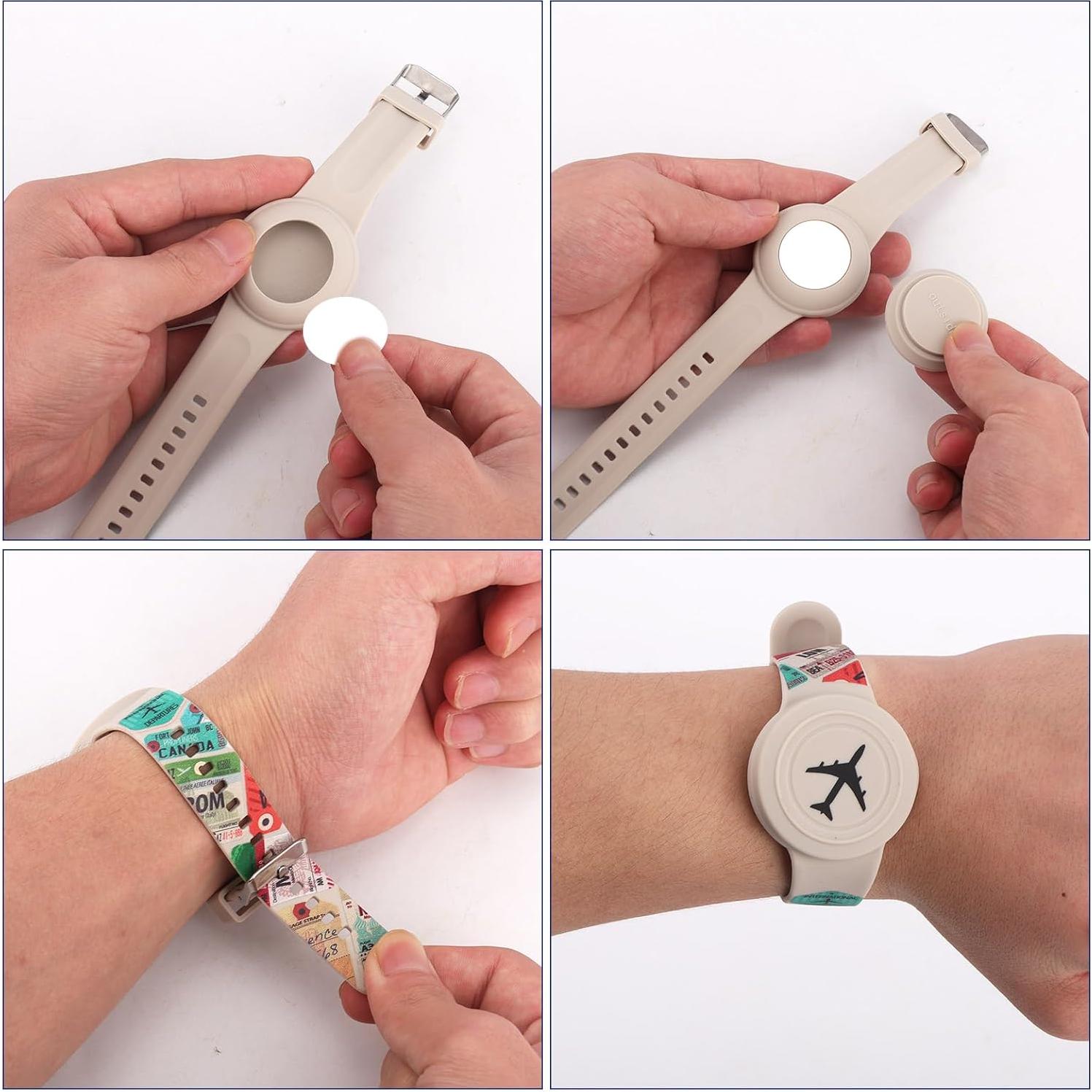 Pulsera Ajustable de Silicona Impermeable para Apple Airtag