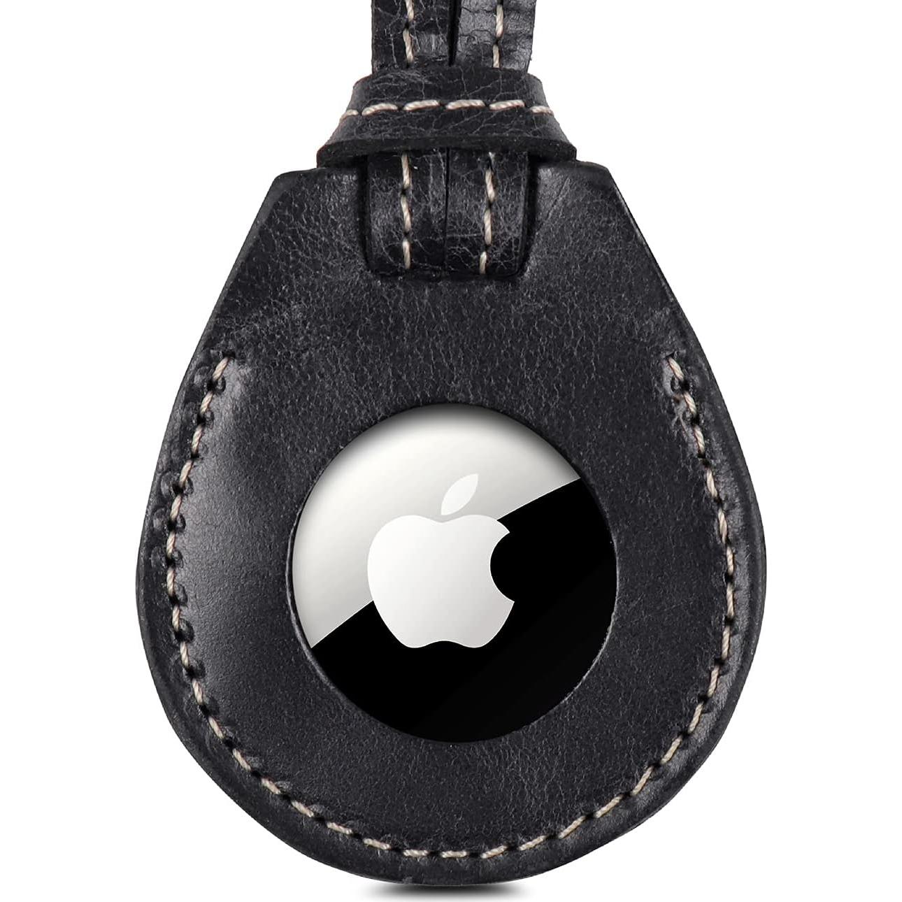 Funda de Cuero Genuino Londo para AirTag - Protección Elegante