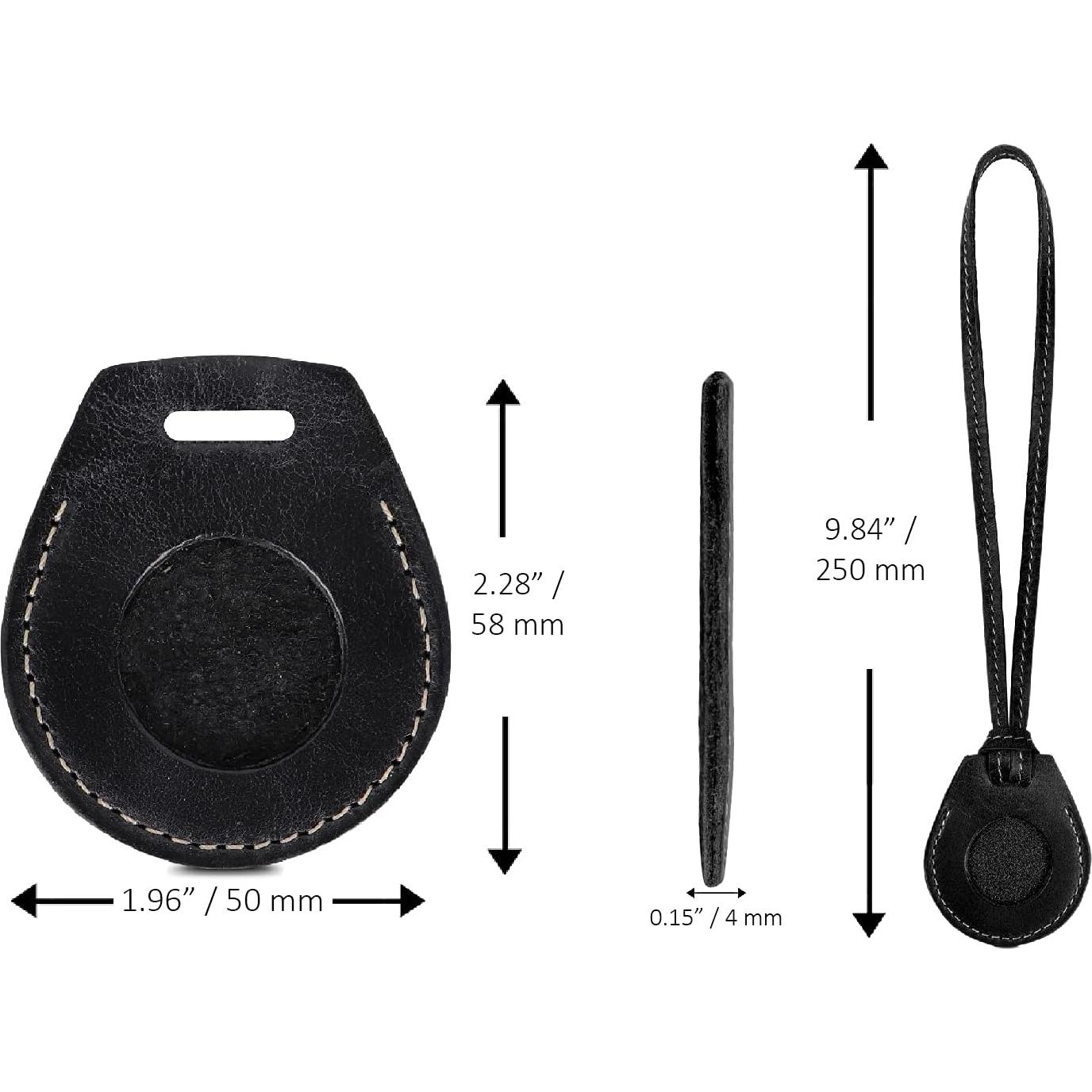 Funda de Cuero Genuino Londo para AirTag - Protección Elegante