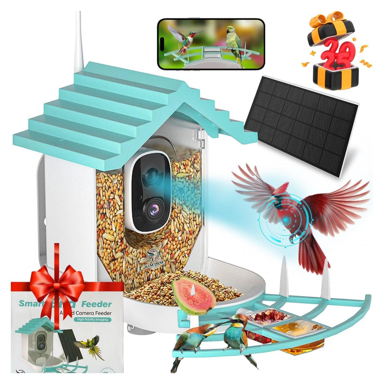 Comedero Inteligente KimLamPro 1.8L con Cámara HD y AI