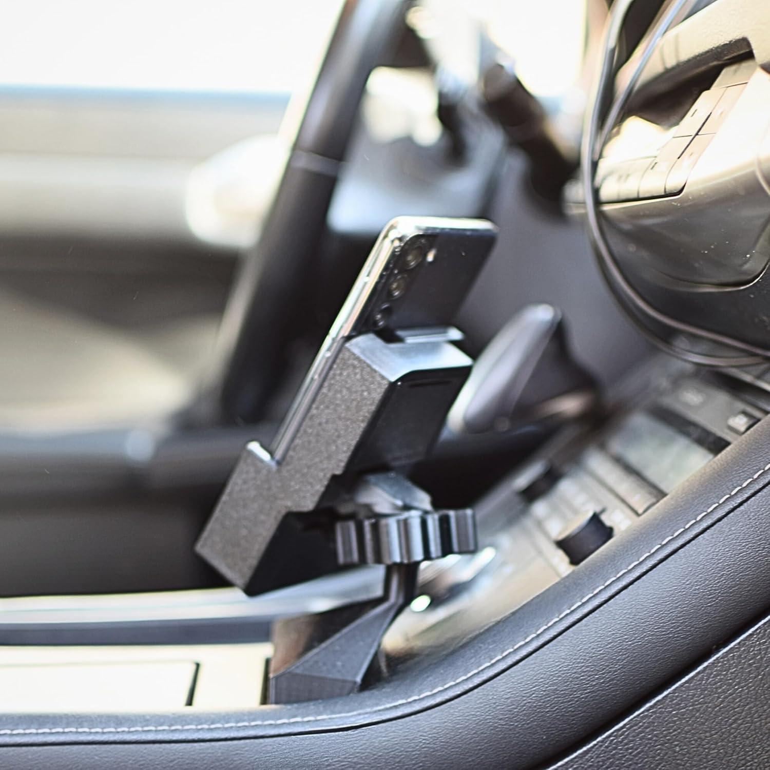 Soporte para Teléfono Móvil Lexus CT200H con AirTag Negro