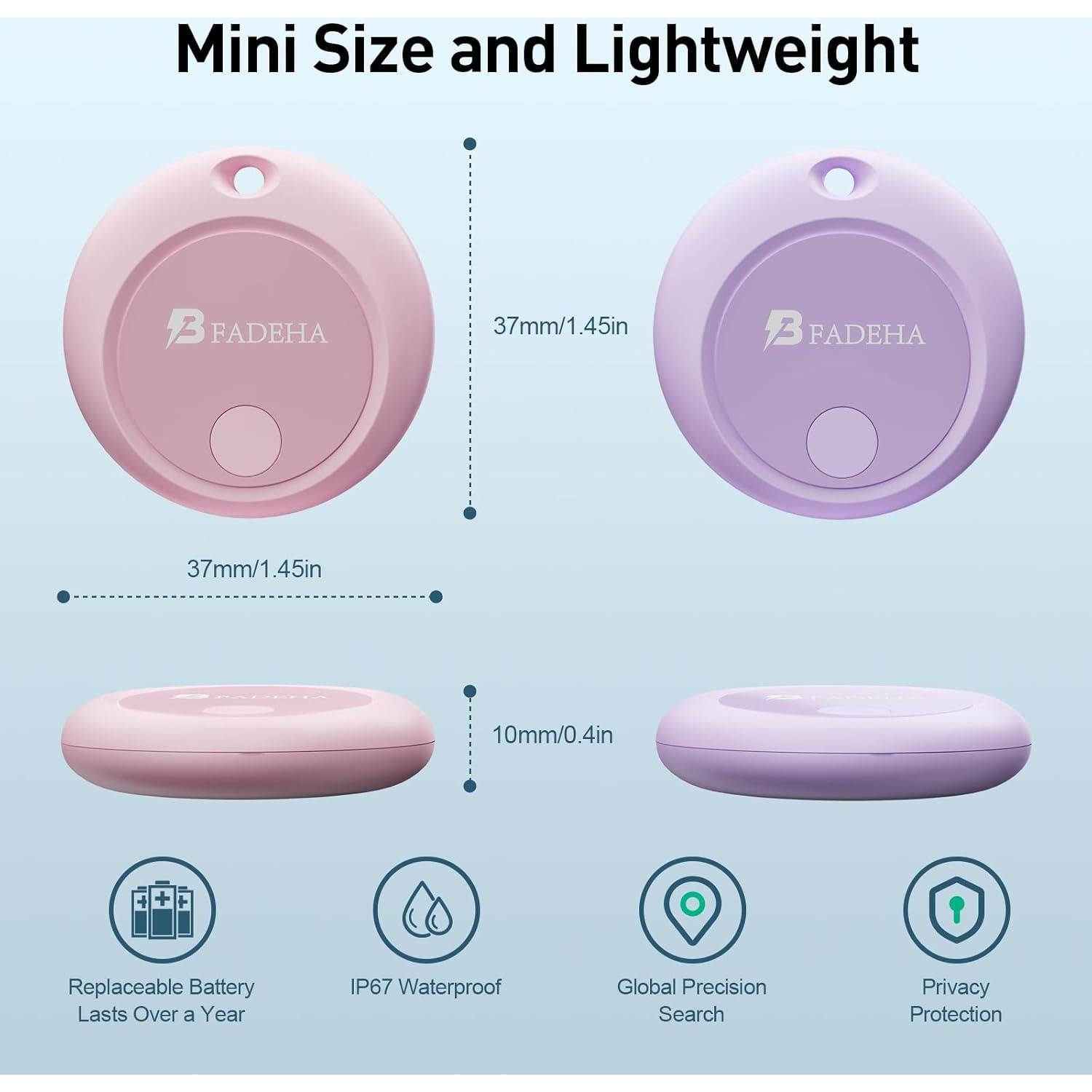 Conjunto de Rastreo BFADEHA: Tarjeta y Etiquetas Bluetooth