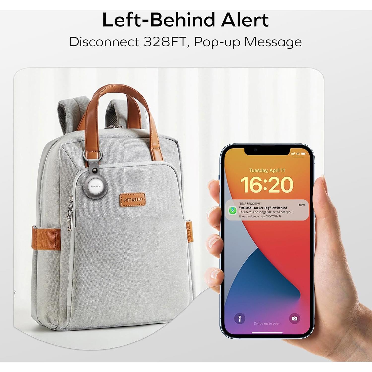 Localizador de Llaves MOMAX BR5 con Apple Find My - Blanco