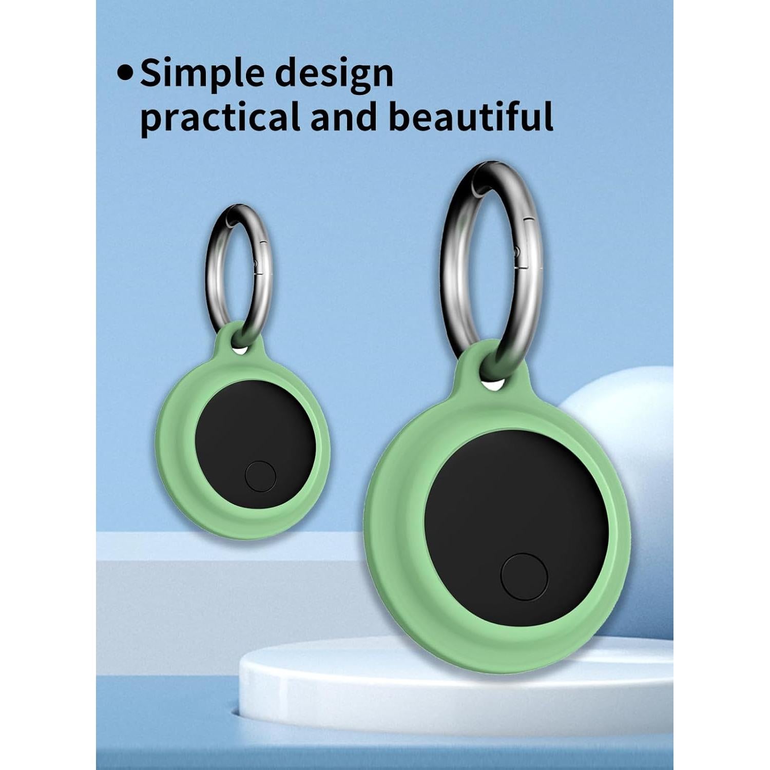 Funda protectora UYRUREL para etiquetas de rastreo verde - 4 unidades