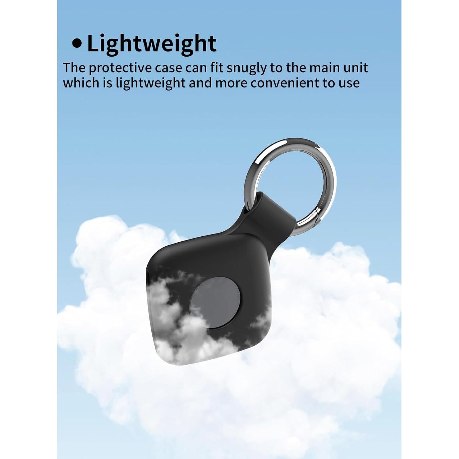 Funda protectora para etiquetas de rastreo CASCHO - Silicona negra