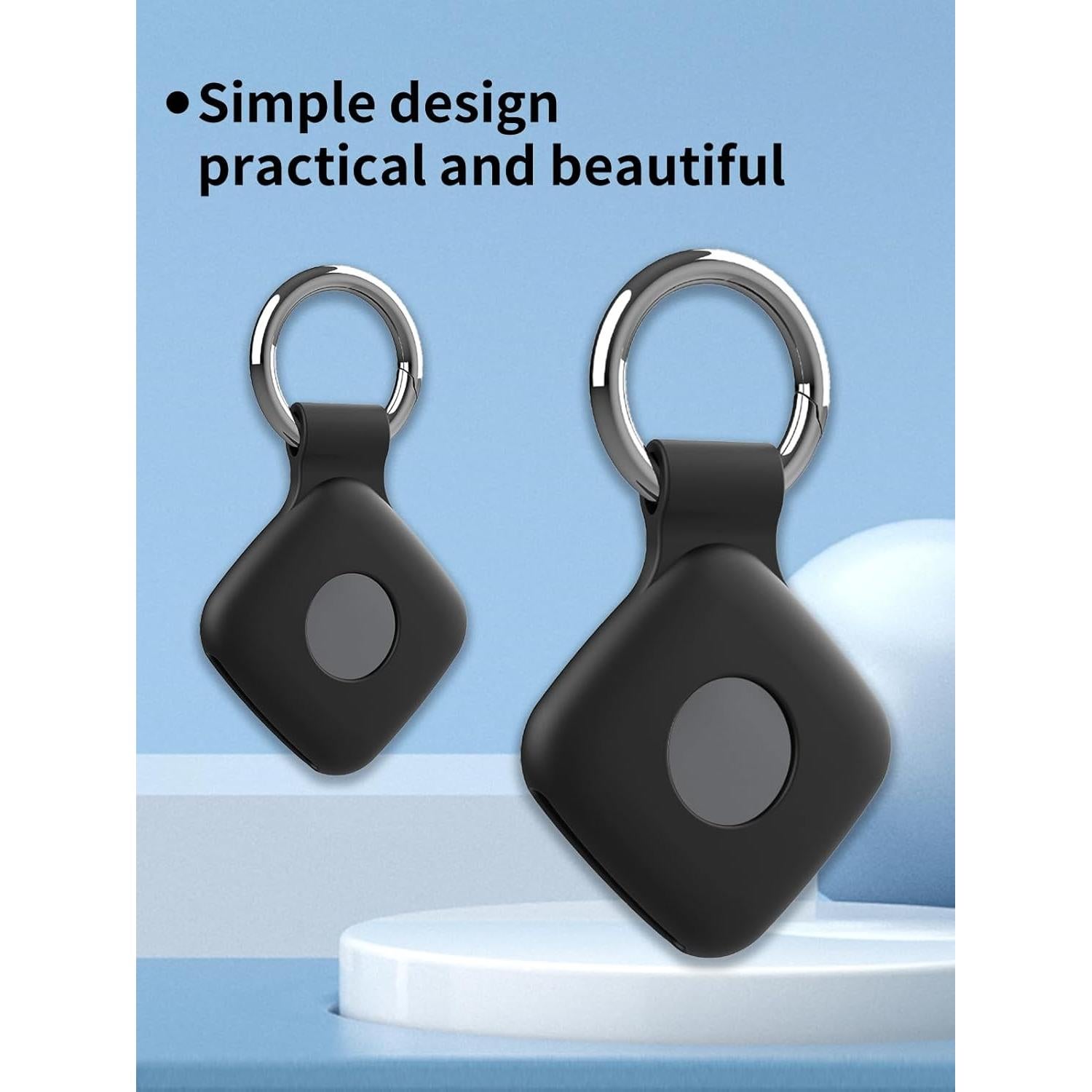 Funda protectora para etiquetas de rastreo CASCHO - Silicona negra