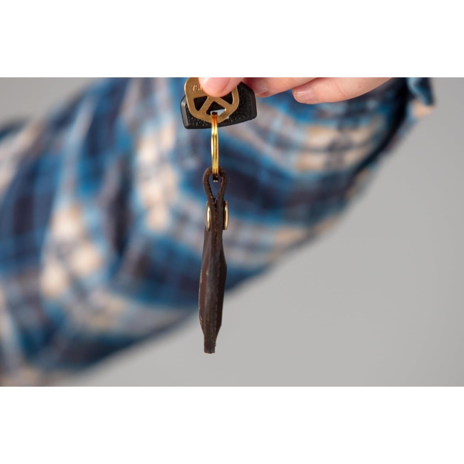 Cadena de Llave de Cuero Premium The Tulip Tree para AirTag/Moto Tag