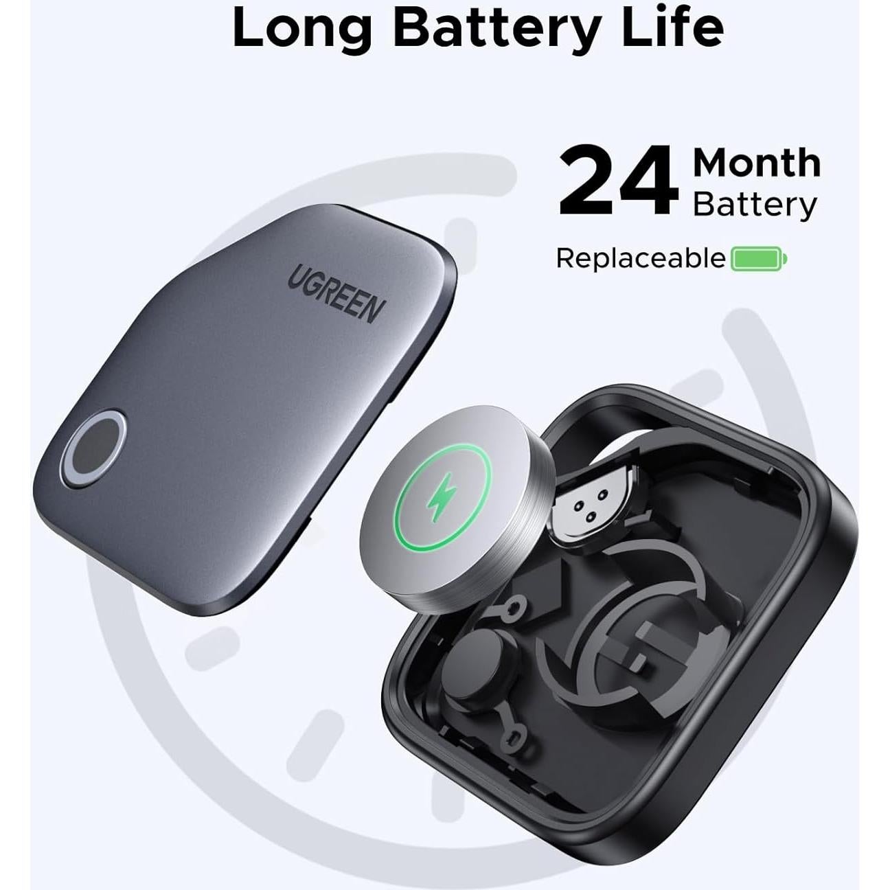 Etiqueta Inteligente UGREEN Finder Slim para iOS - Localizador Bluetooth