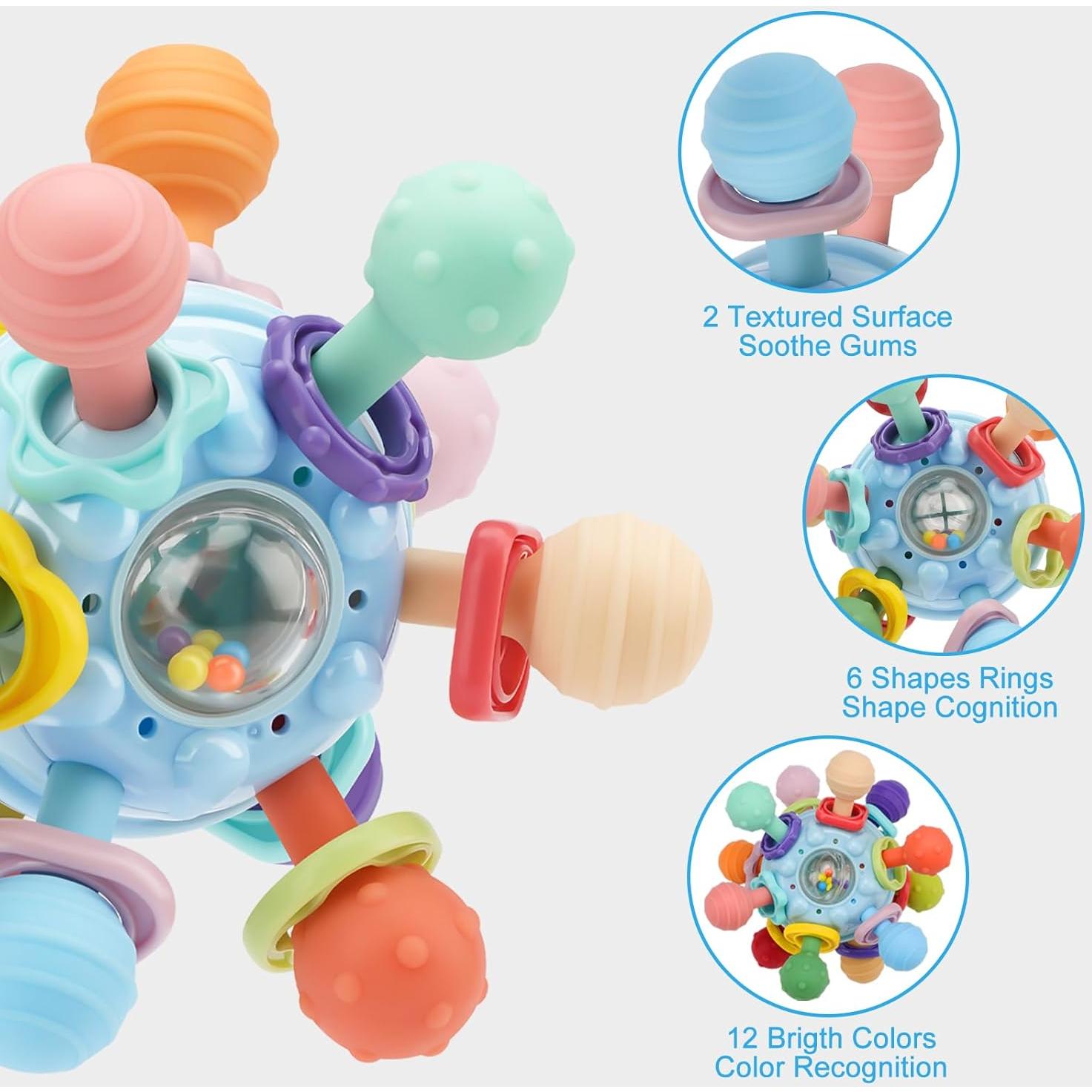 Juguete Sensorial Tohibee para Bebés 0-12 Meses Multicolor